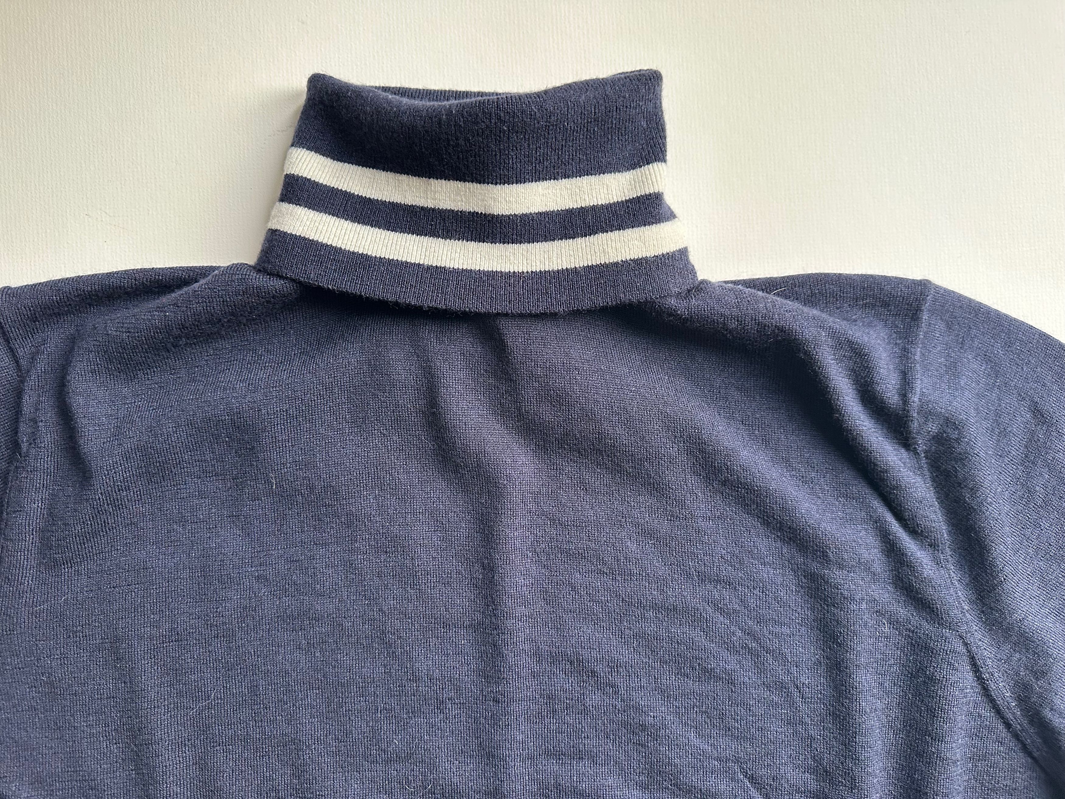 Todd Snyder Todd Snyder Merino Wool Turtleneck - Navy - XXL Size US XXL / EU 58 / 5 - 2 Thumbnail