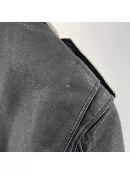 Schott Schott 613 black and white color scheme, punk style cowhid Size US S / EU 44-46 / 1 - 3 Thumbnail