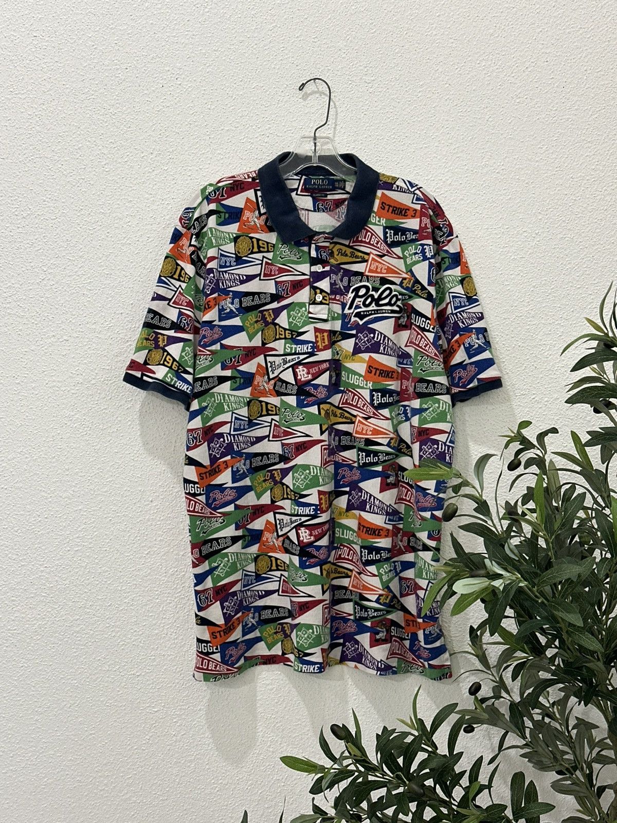 Polo Ralph Lauren Polo Ralph Lauren Art Deco Pennant Stadium Bears Shirt 3XL Size US XXL / EU 58 / 5 - 1 Thumbnail