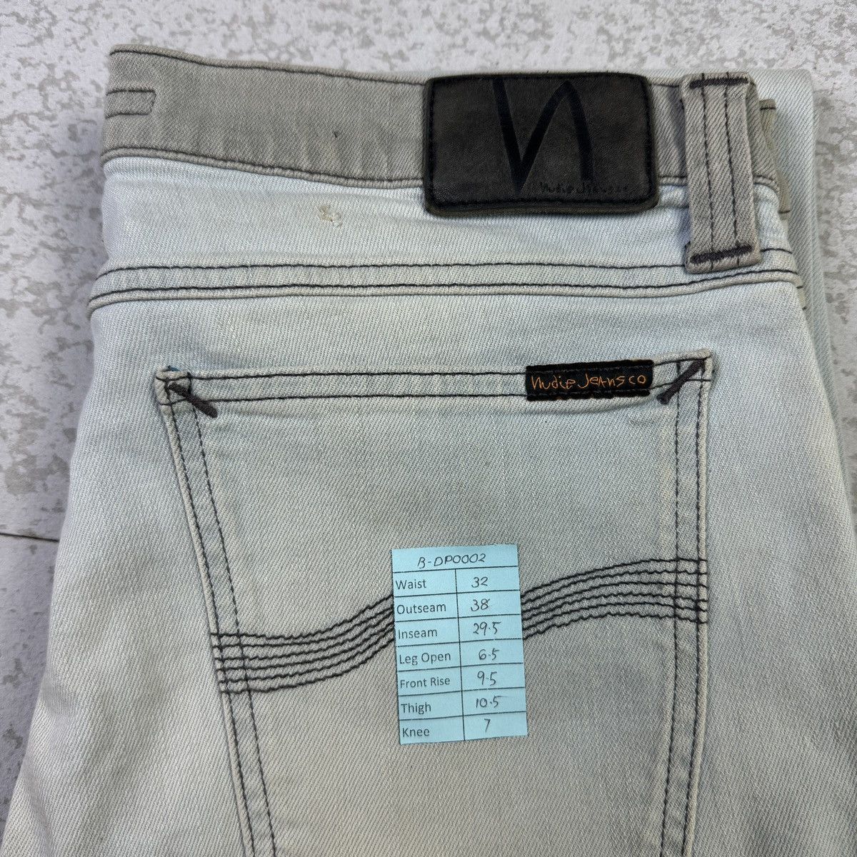 Nudie Jeans 🔥Nudie Tight Long John 2 tone Jeans Size US 32 / EU 48 - 17 Thumbnail