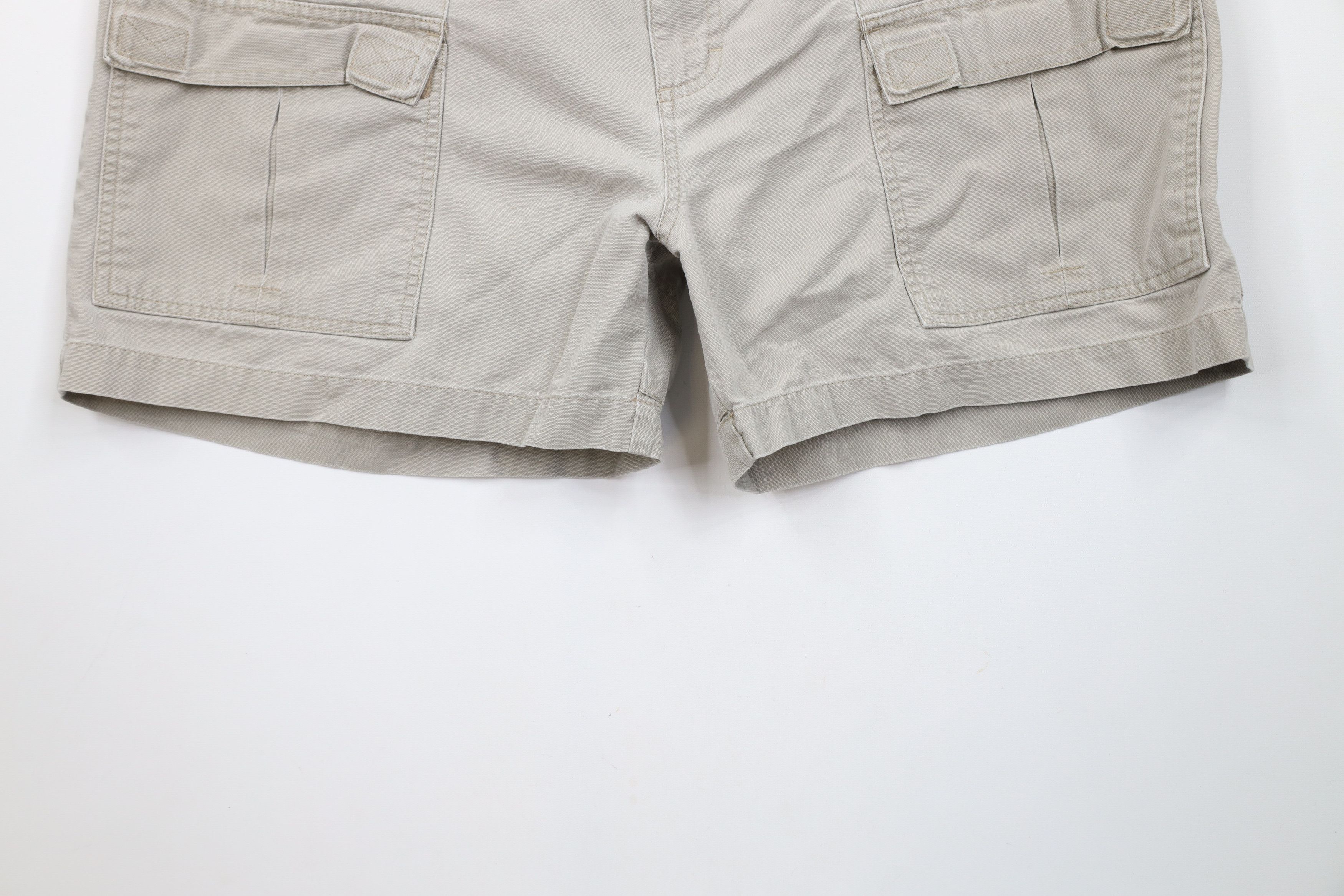 Cabelas × Vintage Vintage Cabelas Above Knee Canvas Cargo Shorts Gray Cotton Size US 40 / EU 56 - 4 Thumbnail