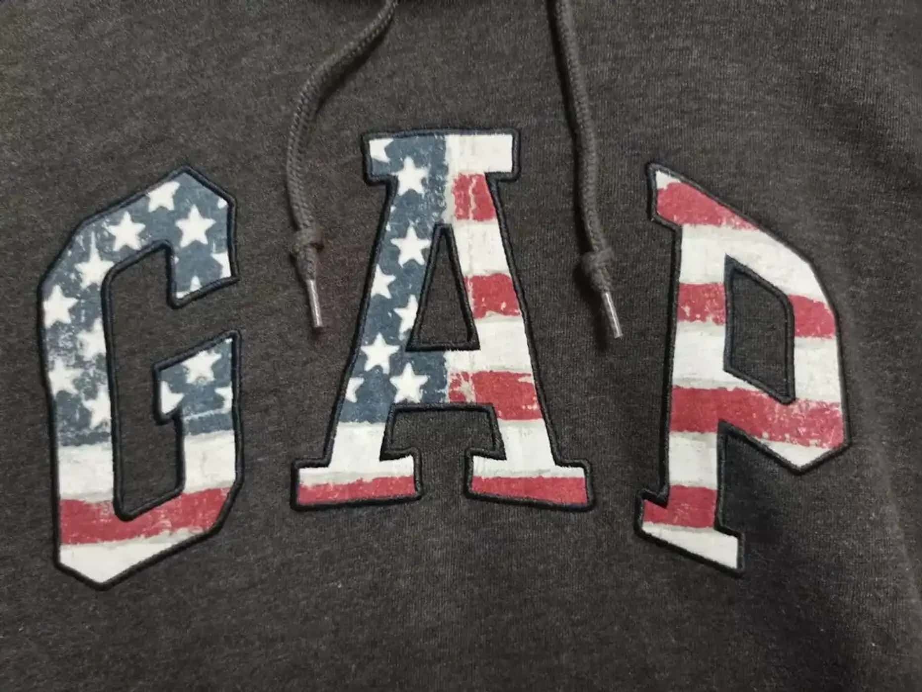 Gap Vintage GAP Big Logo Hoodie Size US M / EU 48-50 / 2 - 2 Thumbnail