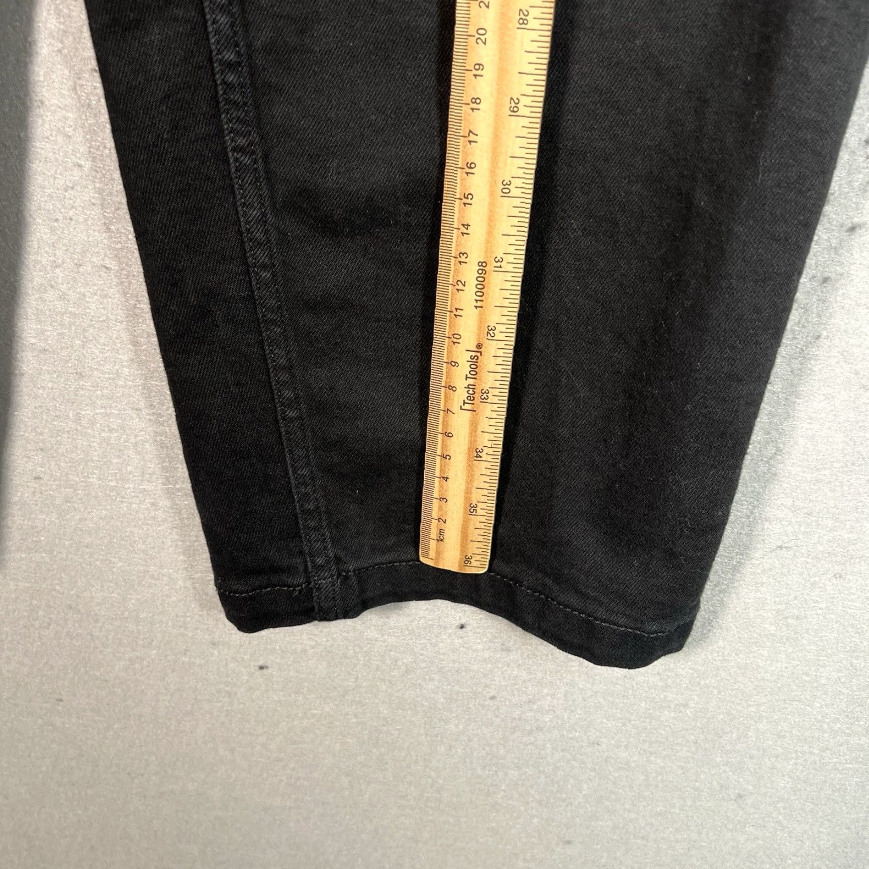 Cos COS Womens Jeans Cropped Relaxed Fit Black 31 Denim Straight Leg Size 24" / US 00 / IT 34 - 4 Thumbnail