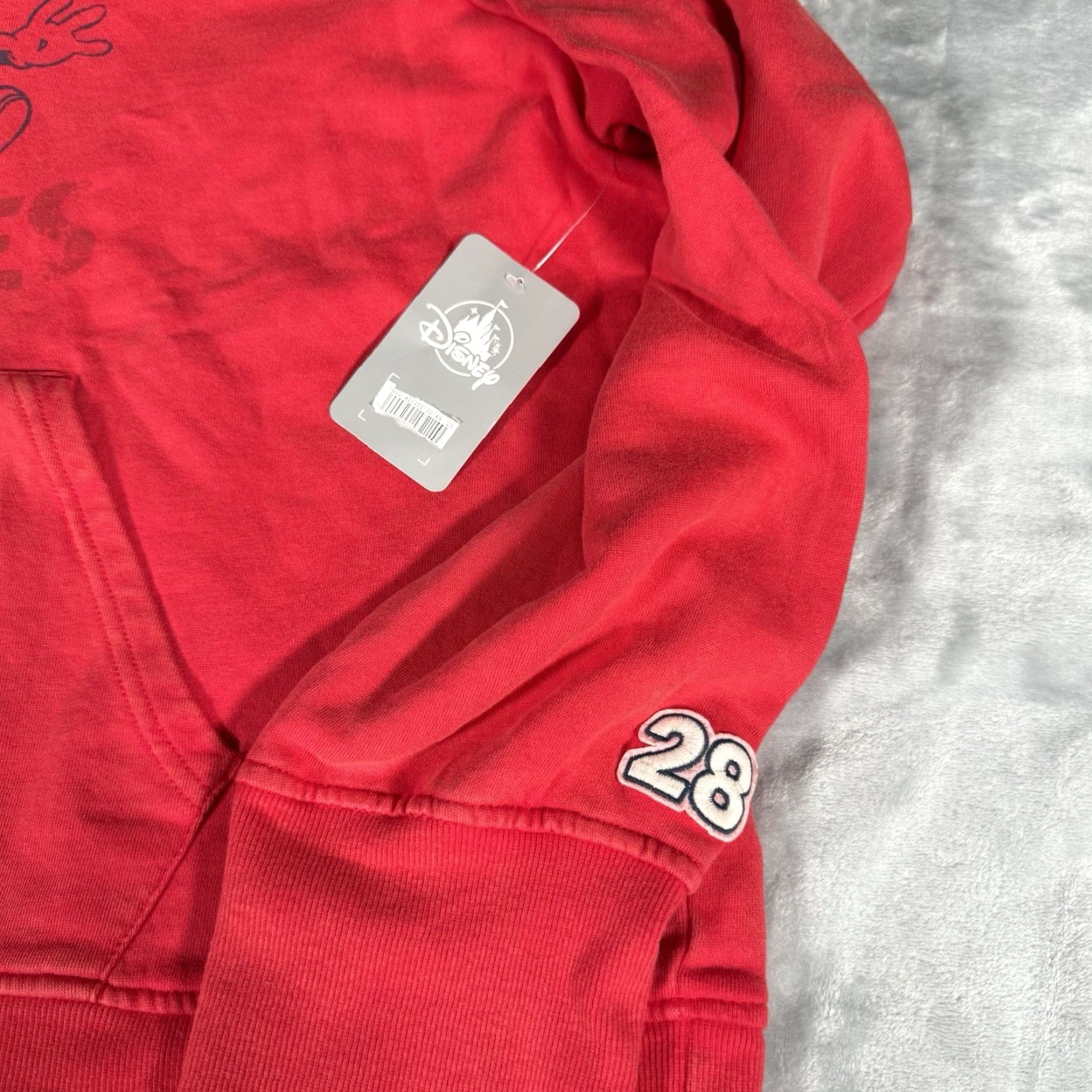 Disney Disney Hoodie Mens XL Boxy Oversized Fit Washed Red NEW Graphic Print Crew Neck Pullover Sweatshirt Size XL Men Size US XL / EU 56 / 4 - 3 Thumbnail