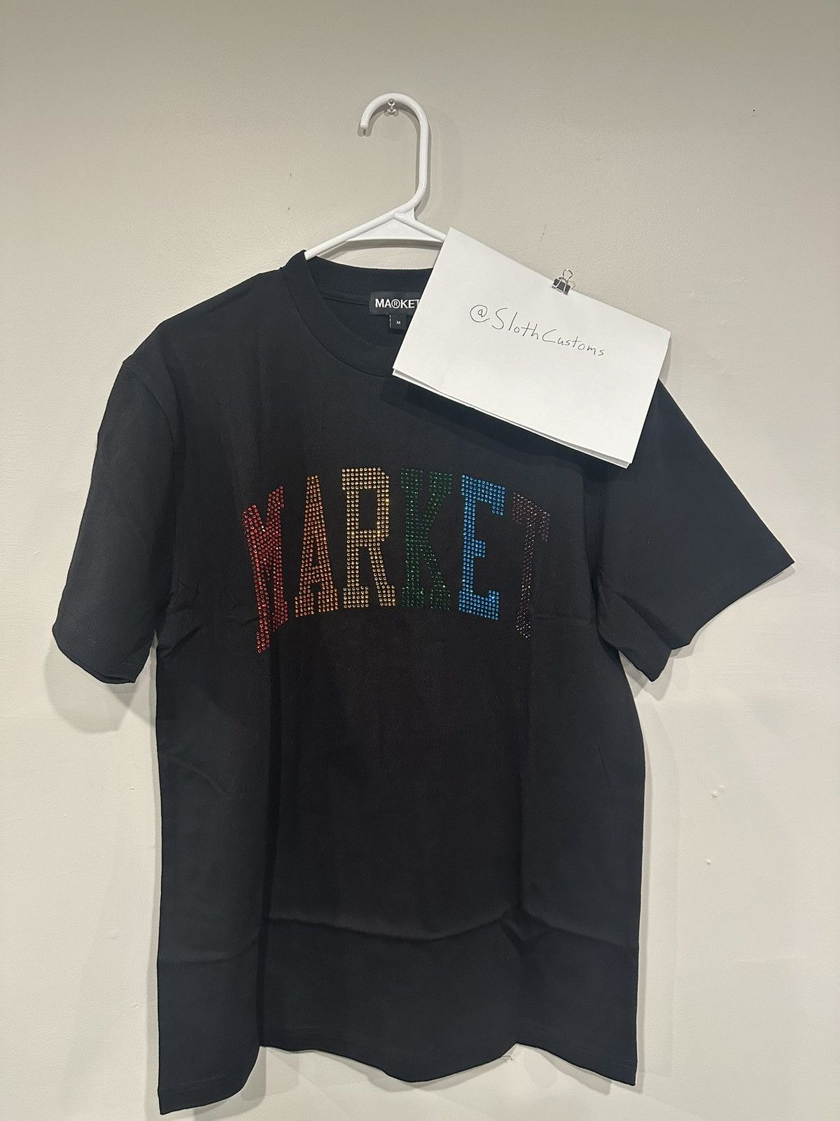 Market Market Rhinestone Tshirt Size US M / EU 48-50 / 2 - 6 Thumbnail