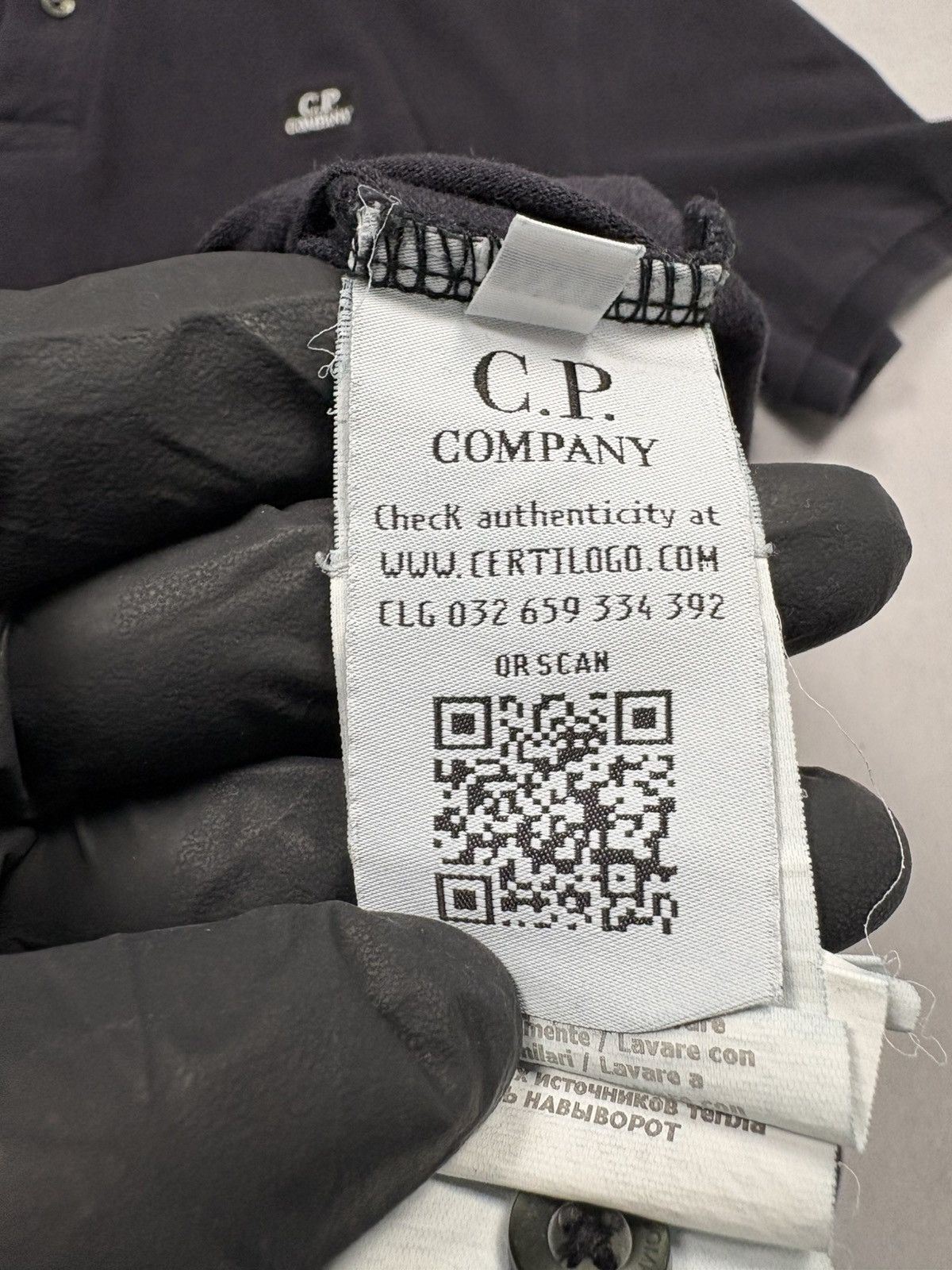 C.P. Company C.P. Company Logo Polo Shirt Black Slim Fit XXXL Casual SS20 Size US XXL / EU 58 / 5 - 13 Thumbnail