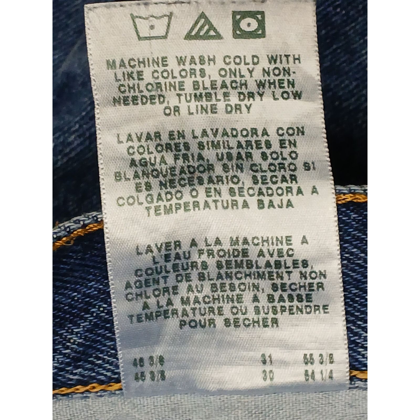 Other Magellan (44x30) Men's Straight Leg Blue Denim Jeans Size US 44 / EU 60 - 9 Thumbnail