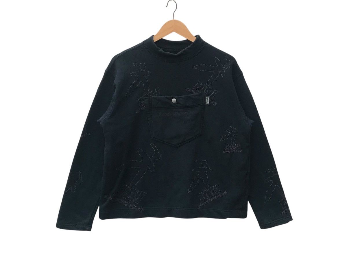 Hai Sporting Gear Issey Miyake Pullover Pocket Sweater