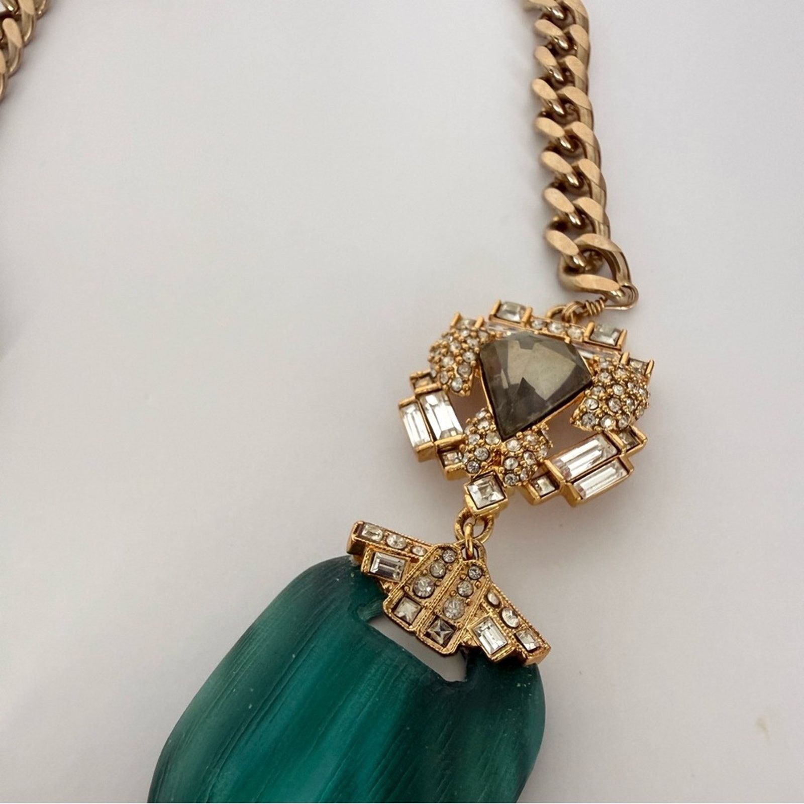 Alexis Bittar NWT!!! Alexis Bittar Lucite&Crystal bib collar necklace 625$ Size ONE SIZE - 3 Thumbnail