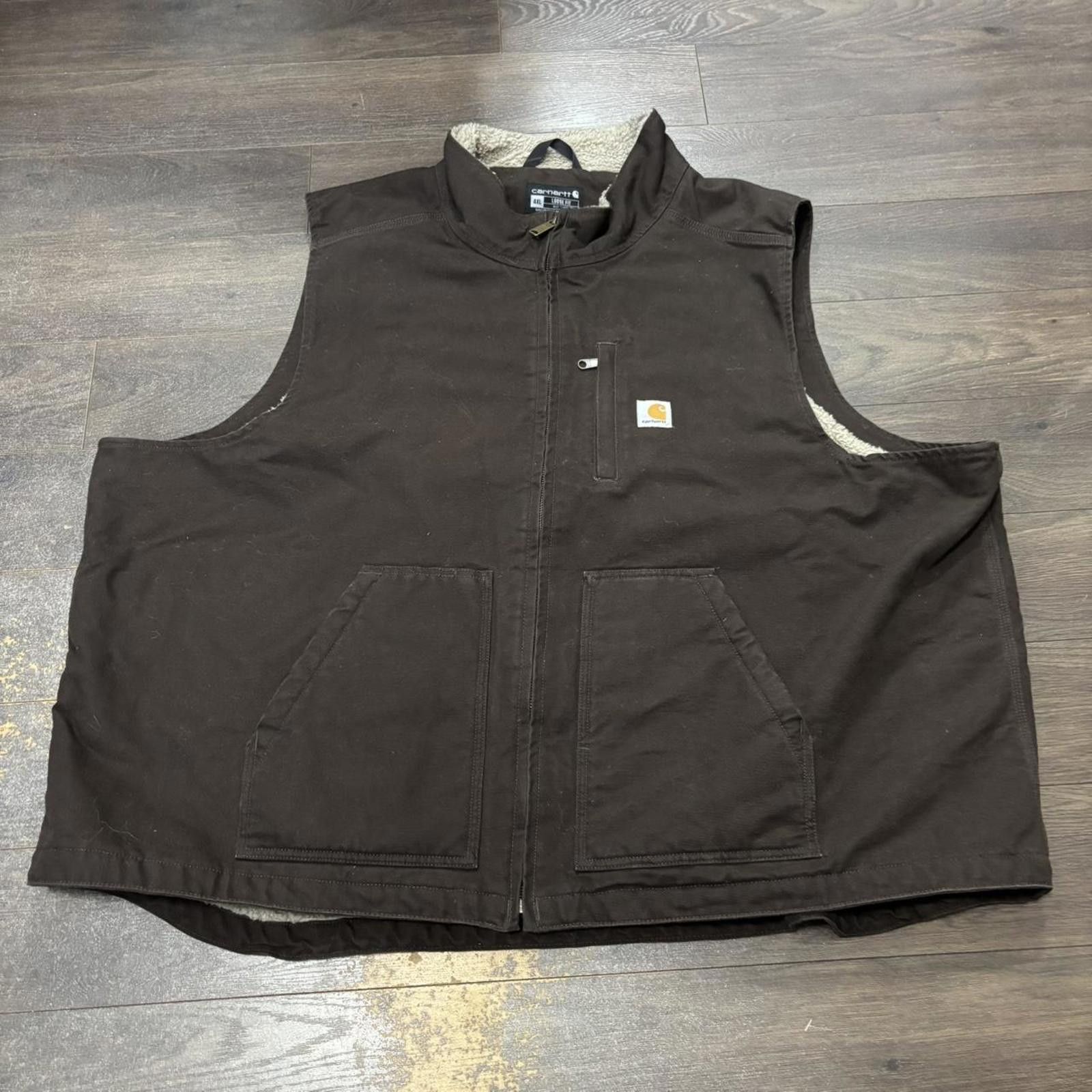 Carhartt carhartt loose fit Sherpa lined vest 4XL Size US XXL / EU 58 / 5 - 2 Thumbnail