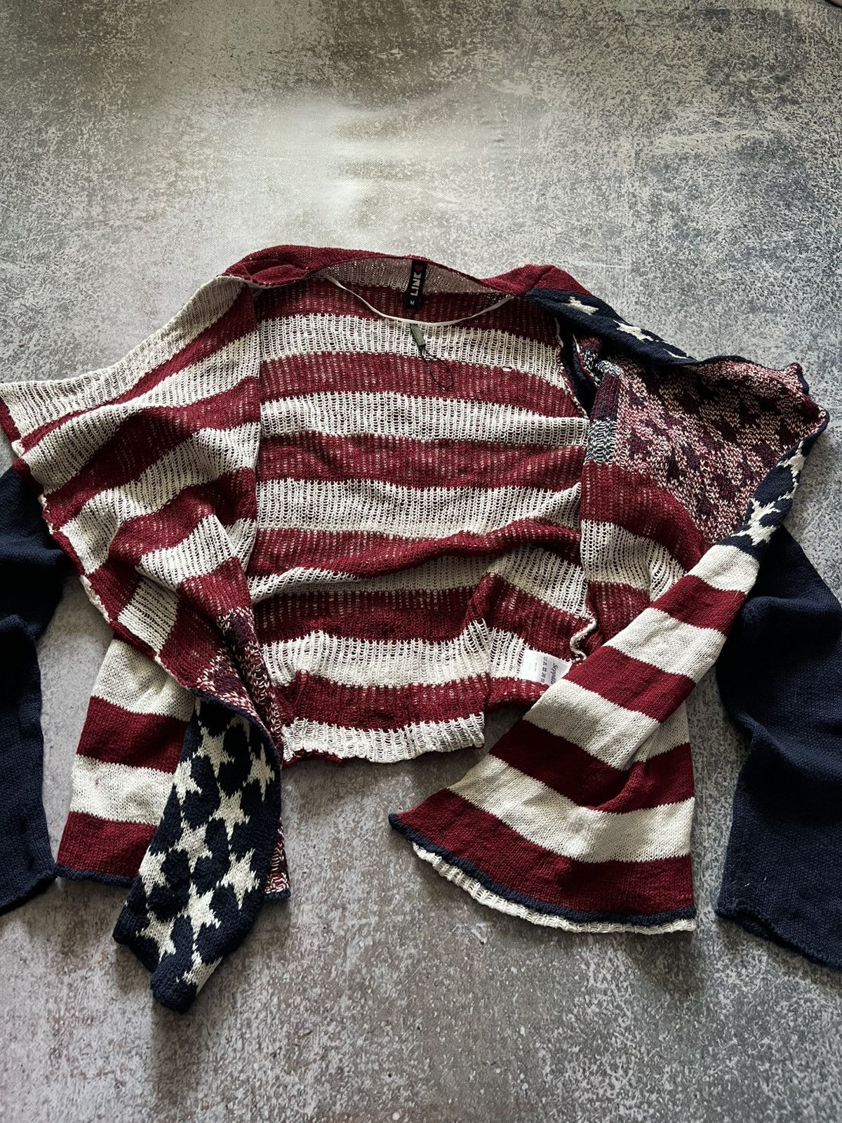 Hysteric Glamour × Undercover USA🇺🇸 Cardigan Knitwear full printed Raplh Lauren vibe y2k Size US M / EU 48-50 / 2 - 4 Thumbnail