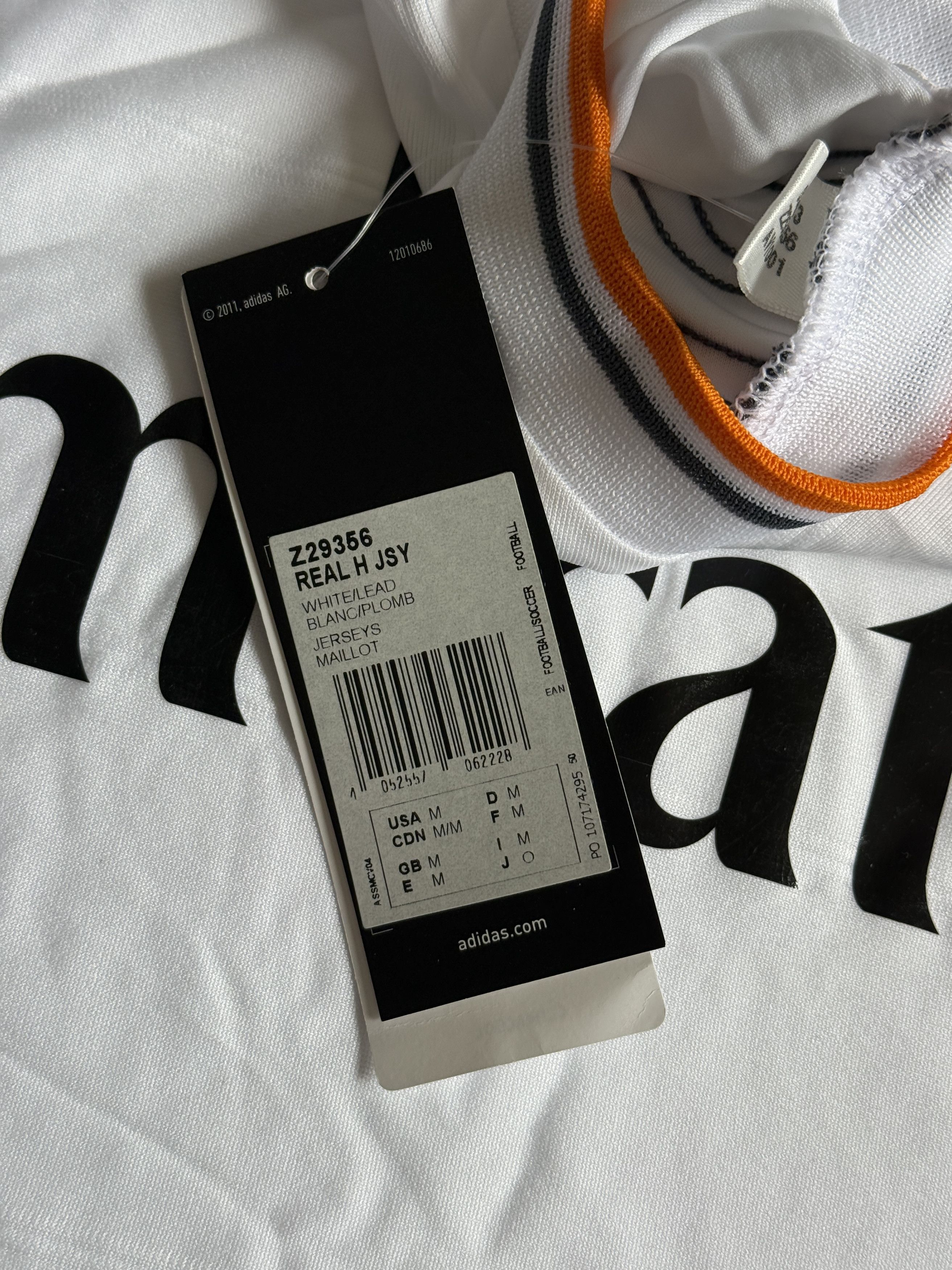 Adidas REAL MADRID 2014 2015 SHIRT JERSEY CAMISETA FOOTBALL sz M Size US M / EU 48-50 / 2 - 5 Thumbnail