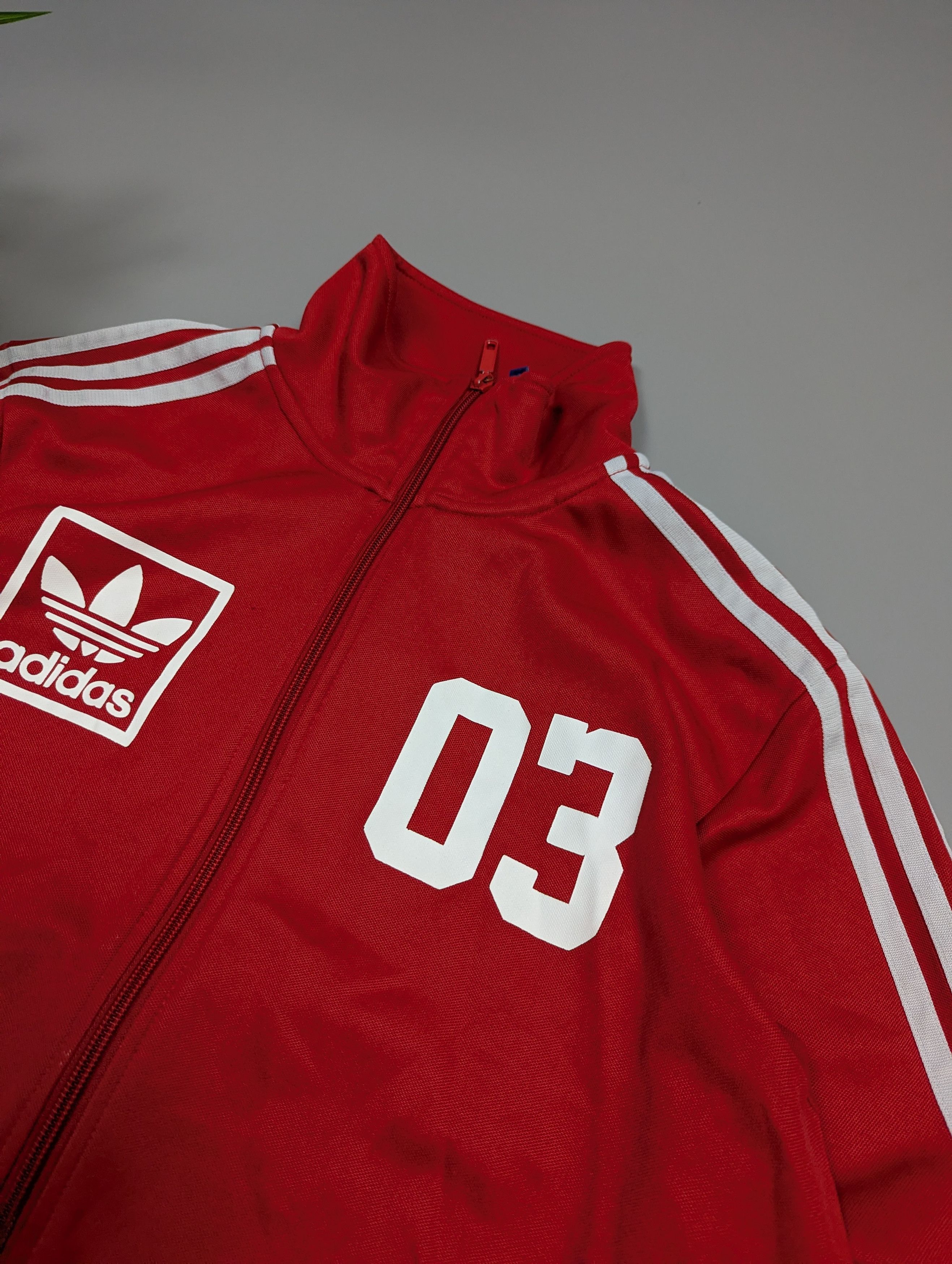 Adidas Adidas Originals Men's Red Track Jacket Trefoil 03 Size US L / EU 52-54 / 3 - 7 Thumbnail