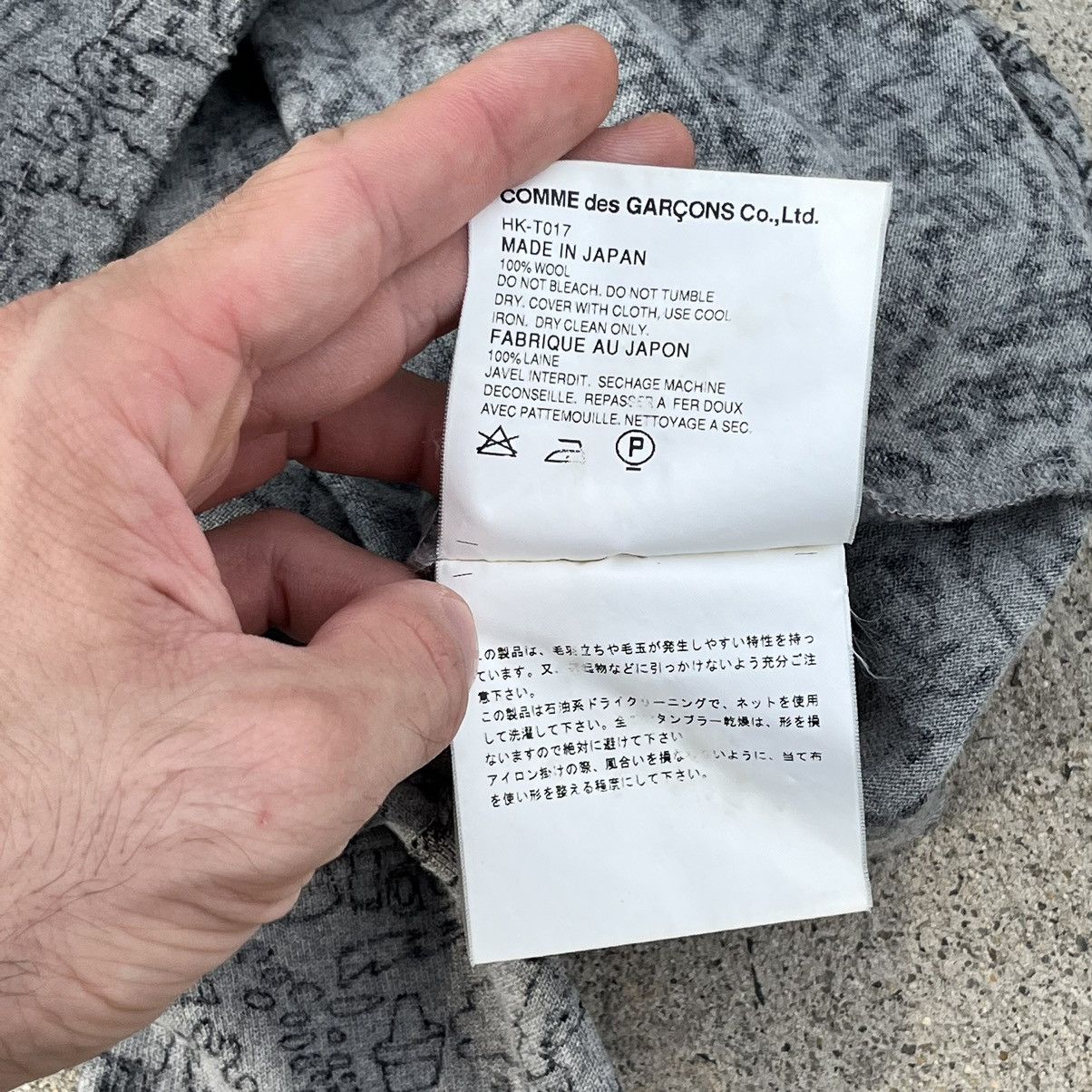 Comme des Garcons AW2003 Rare Comme Des Garcons Homme Wool Sweater Size US M / EU 48-50 / 2 - 16 Thumbnail