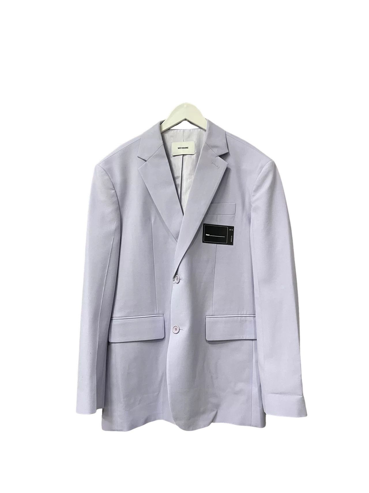 WE11DONE WE11DONE Purple Wool Blazer Size S Size 36R - 1 Thumbnail