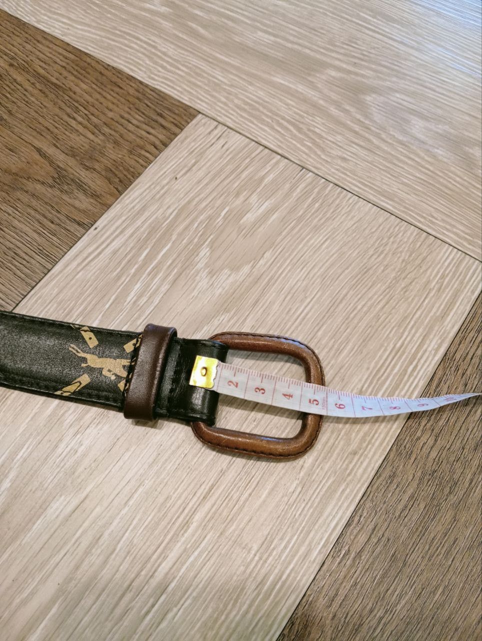 Longchamp VINTAGE LONGCHAMP MONOGRAM LEATHER BELT Size ONE SIZE - 8 Thumbnail