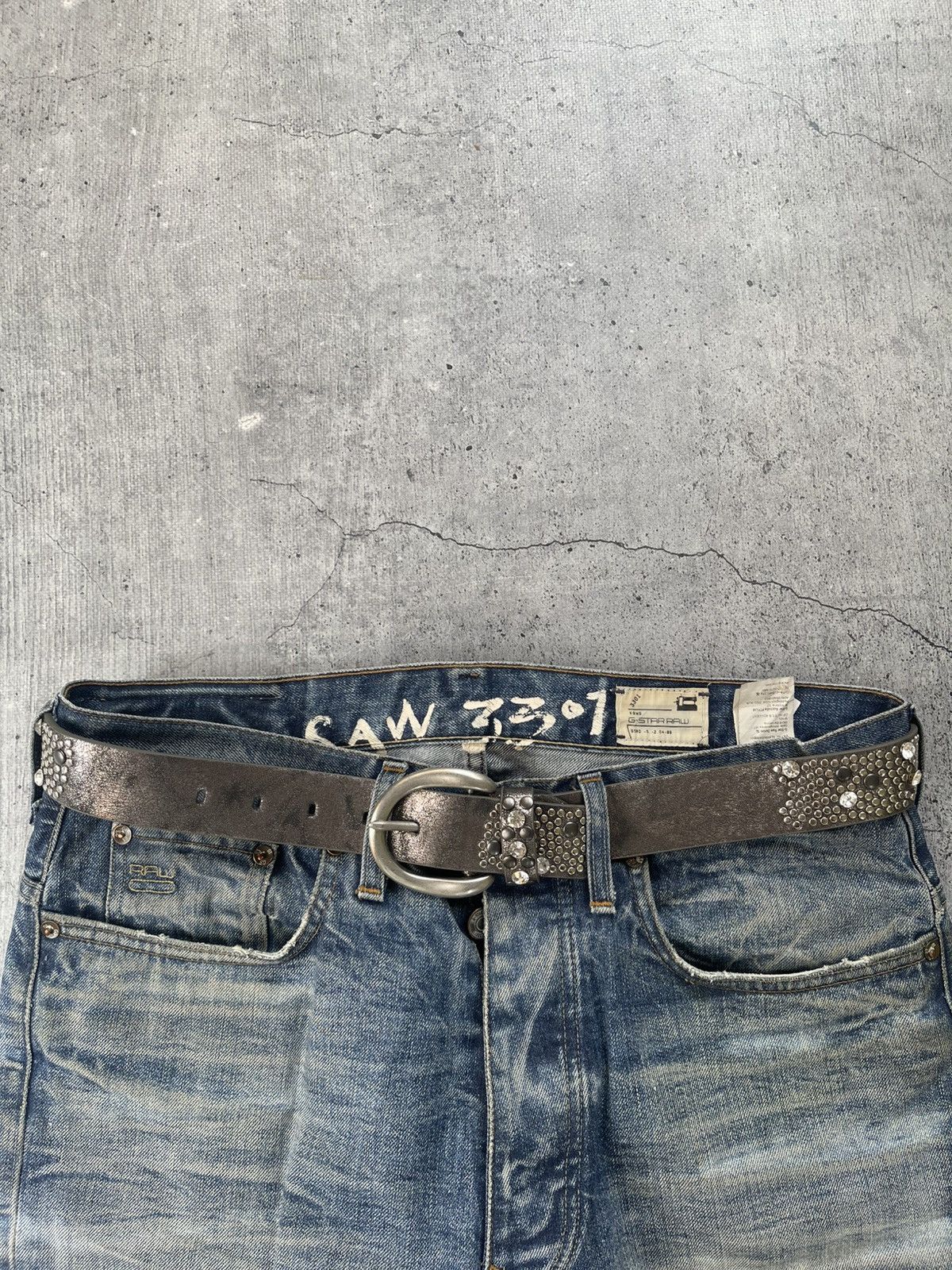 Other B. B. Simon Style Vintage 90s Japanese opium Rock Y2K belt Size ONE SIZE - 2 Thumbnail