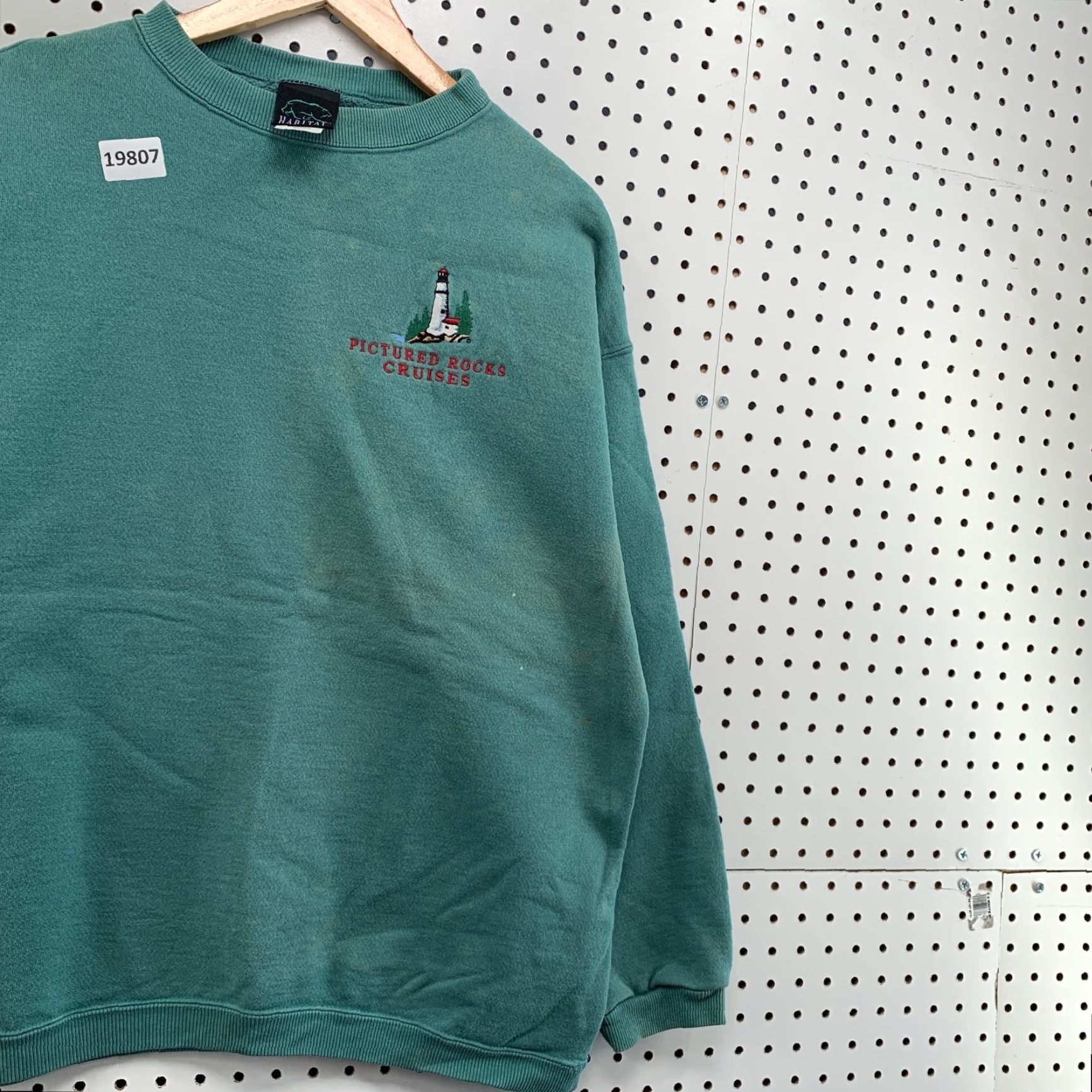 Habitat Vintage Habitat Pictured Rock Cruises Crew Neck Sweatshirt Adult XL Green 90s Nature Outdoor Men's Size US XL / EU 56 / 4 - 4 Thumbnail