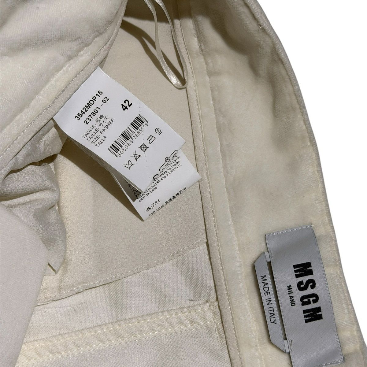 MSGM Velvet feel baggy strap cargo Size US 30 / EU 46 - 3 Thumbnail