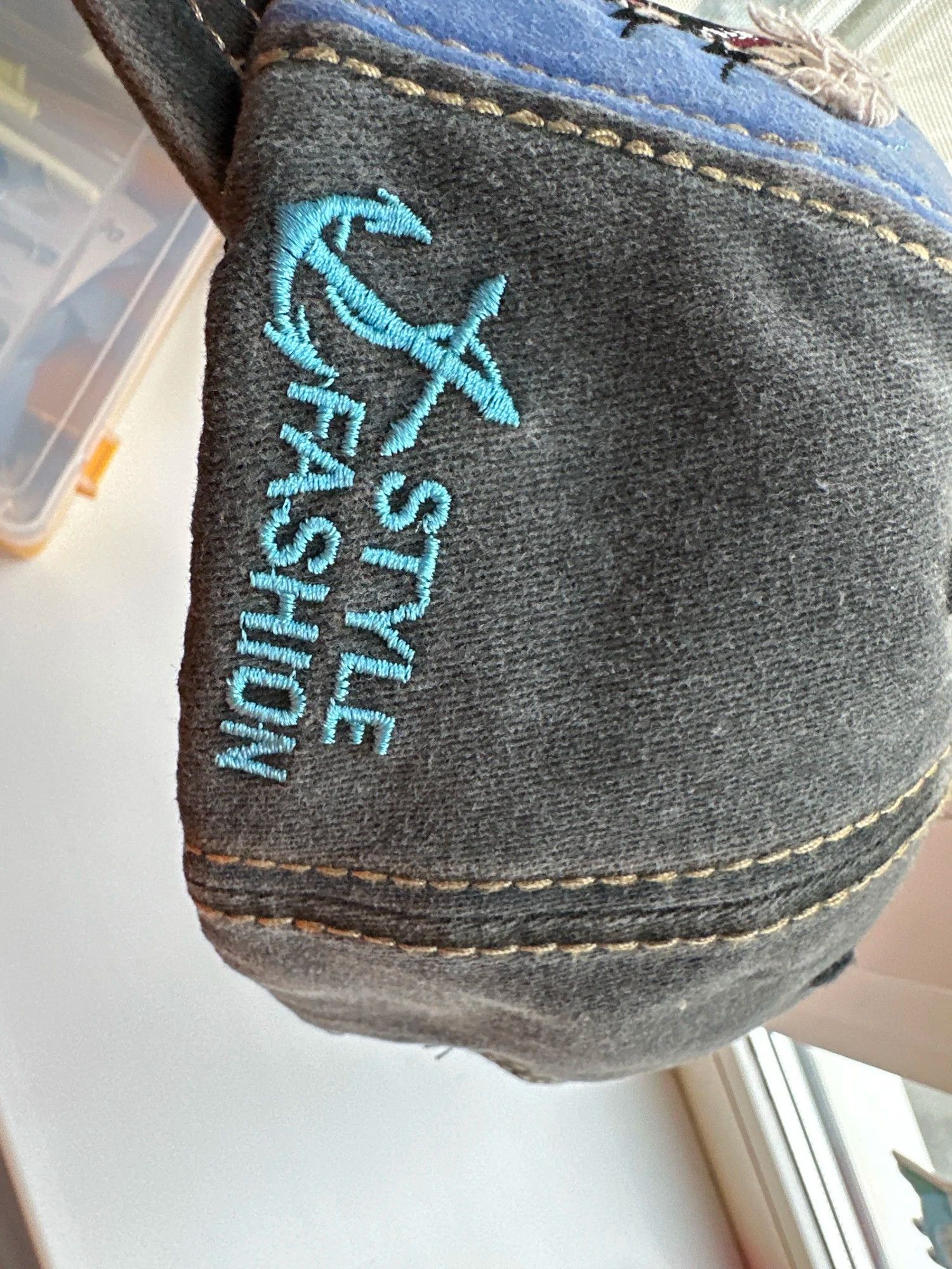 Other Cotton Baseball Cap Hat Shark Embroidery Gift For Him Size ONE SIZE - 3 Thumbnail