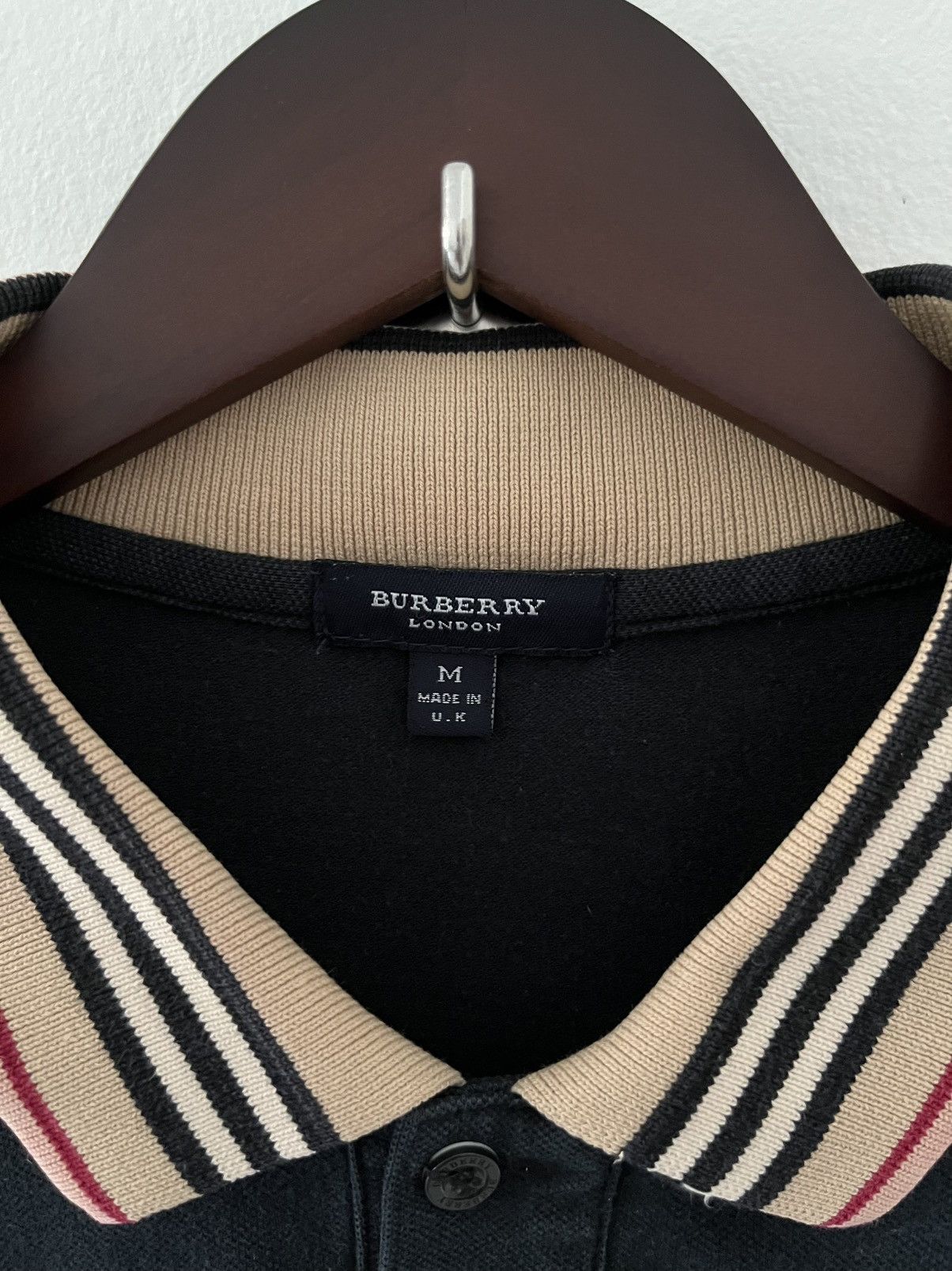 Burberry Vintage Burberry Polo Longsleeve Size US M / EU 48-50 / 2 - 3 Thumbnail