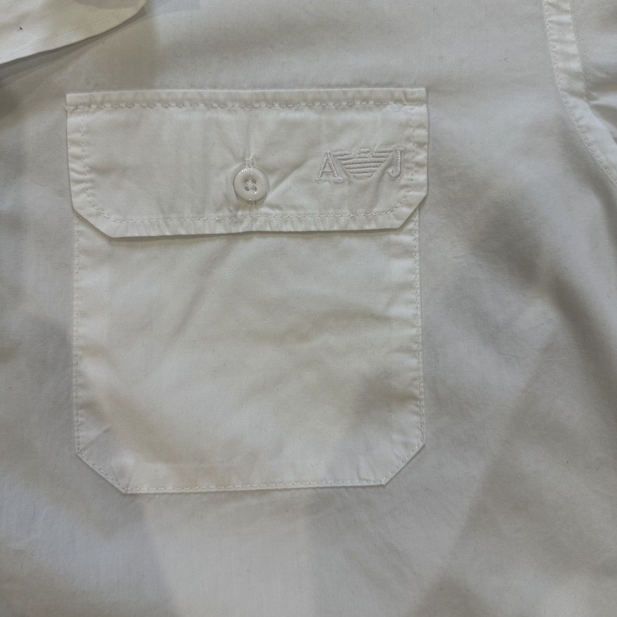 Armani Armani Jeans Short Sleeve Shirt Size M-L Size US M / EU 48-50 / 2 - 5 Thumbnail