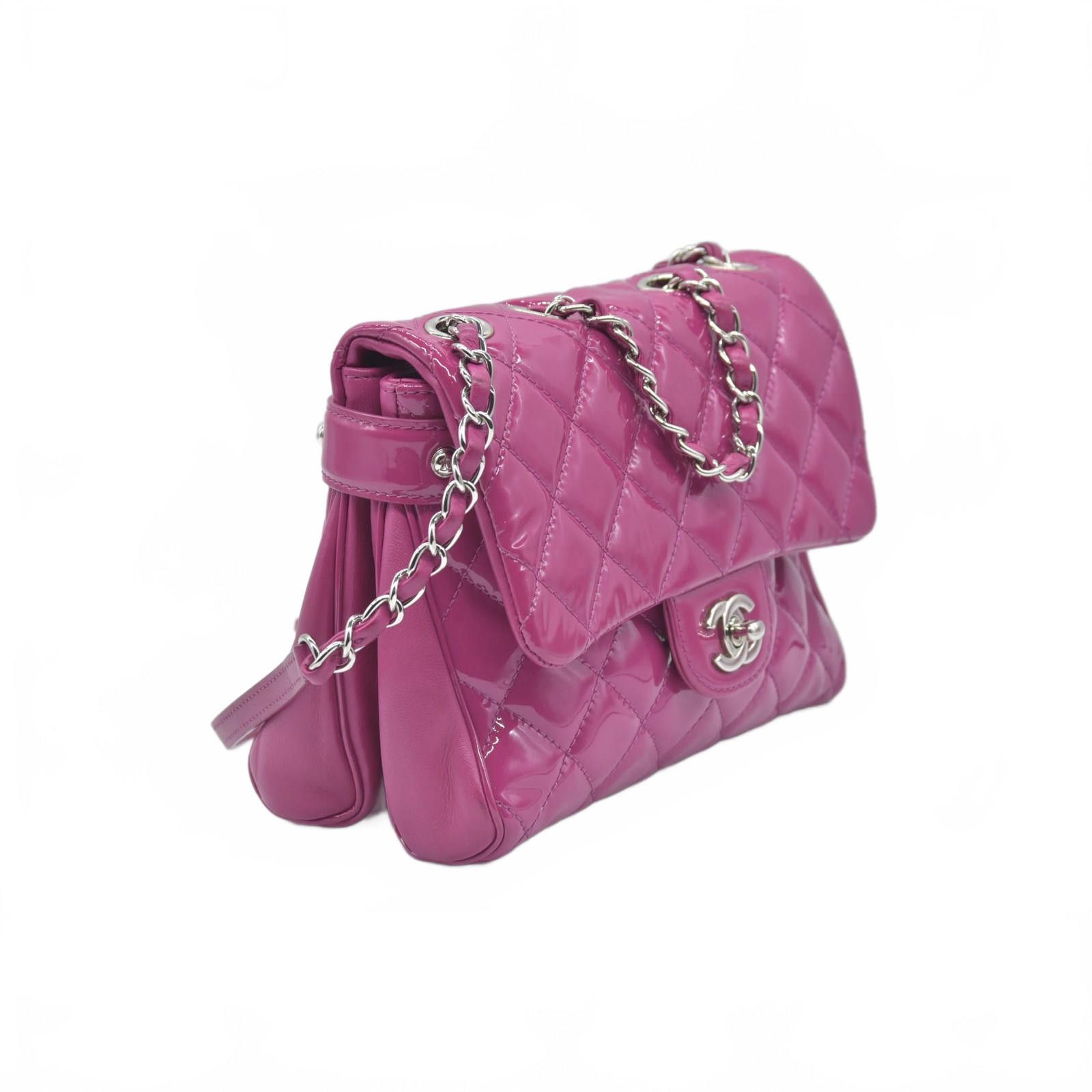 Chanel Chanel CC Quilted Patent Leather Crossbody Bag Size ONE SIZE - 6 Thumbnail