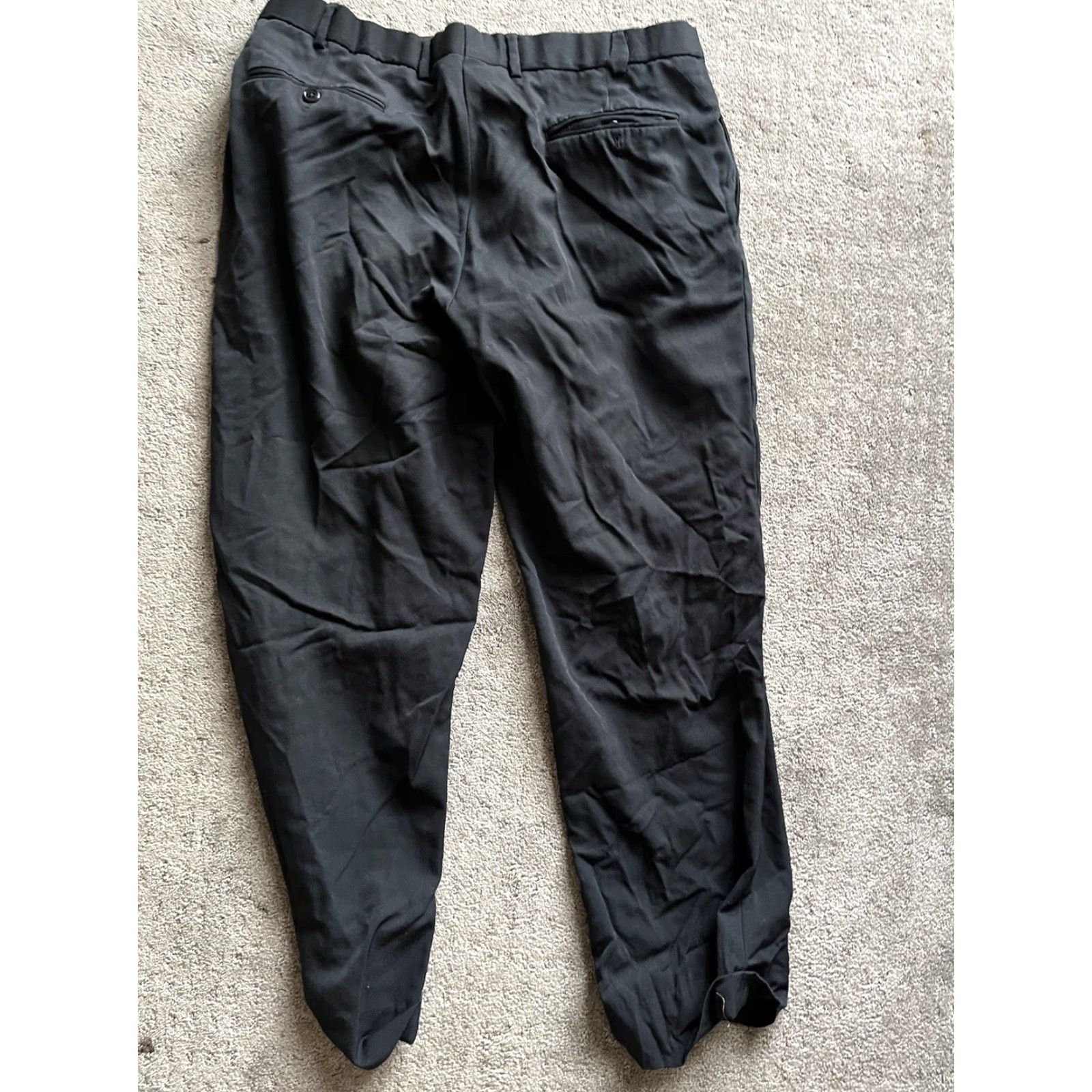 Brooks Brothers Brooks Brothers Pants 37x30 Mens 100% Wool Straight Navy Cuffed Pleated Dress Pants Regular Mens Size US 37 - 3 Thumbnail