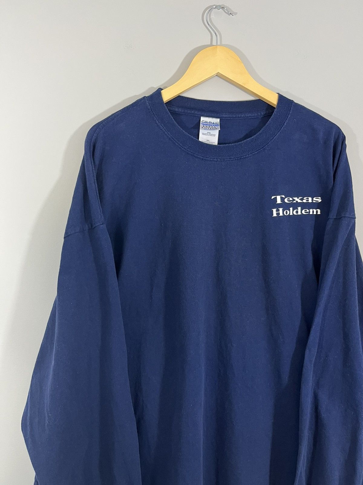 Vintage Vintage Texas Holdem BIG XXXL 3XL Oversize Long Sleeve Size US XXL / EU 58 / 5 - 6 Thumbnail