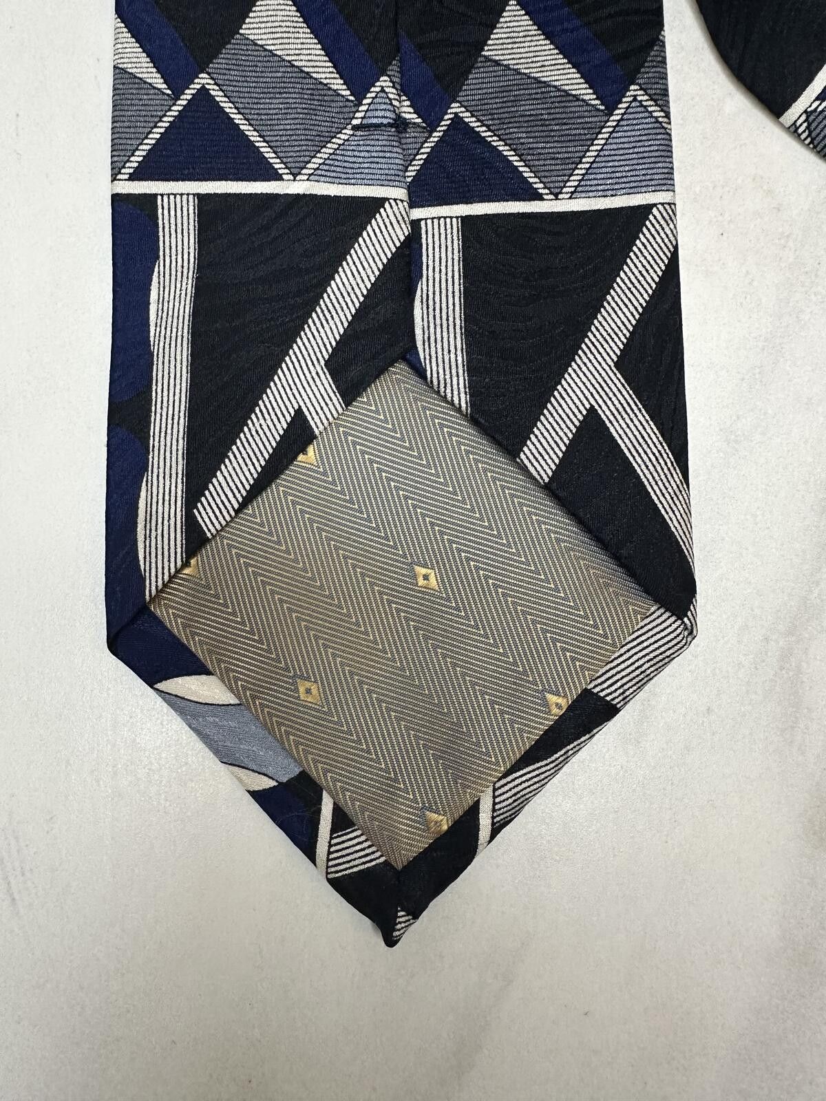 Pierre Balmain Vintage Pierre Balmain 100% silk tie geometric art deco Size ONE SIZE - 4 Thumbnail