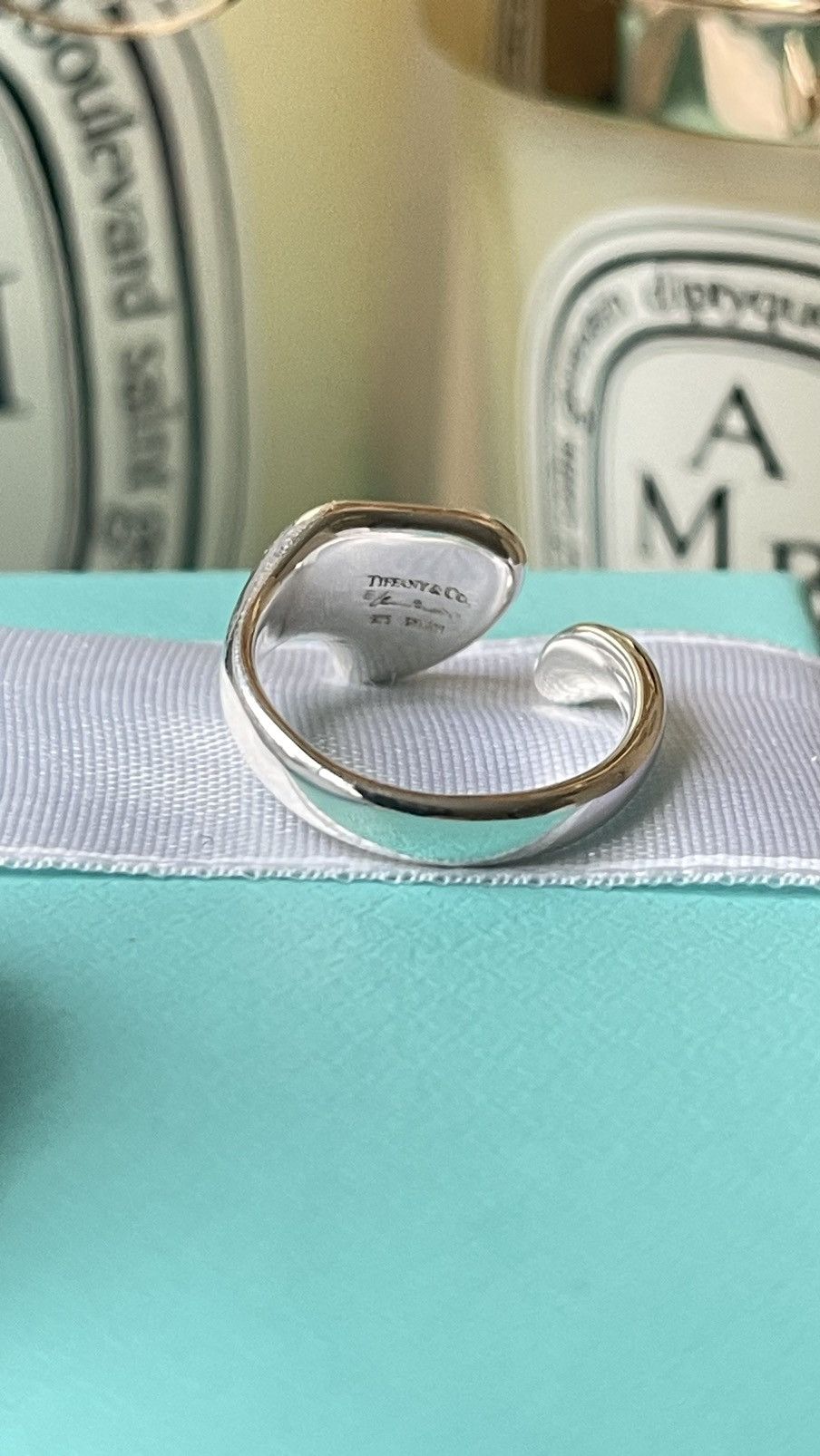 Tiffany & Co. Tiffany & Co. Peretti Full Heart Ring Silver size 5 NEW $485 Size ONE SIZE - 12 Thumbnail