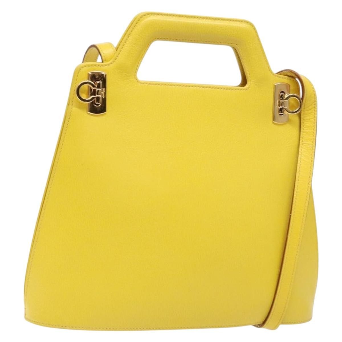 Salvatore Ferragamo Salvatore Ferragamo Wanda Top Handle Shoulder Bag Leather Size ONE SIZE - 1 Thumbnail