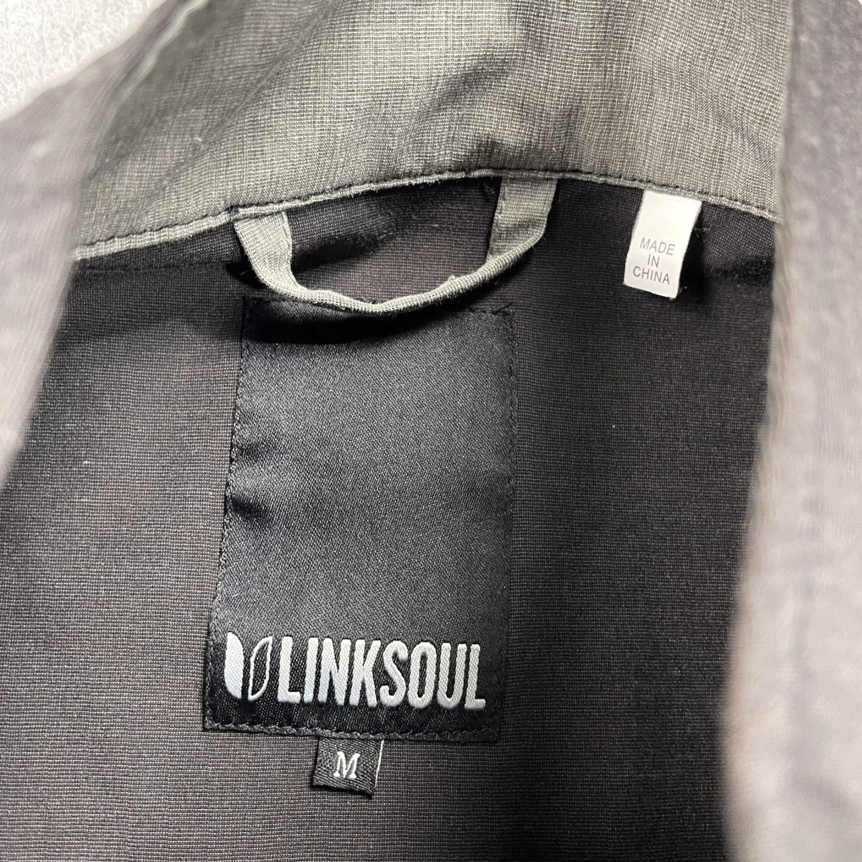 Logo 7 Linksoul Golf Jacket Mens M Gray 1/2 Zip Windbreaker Logo Boardwalker Activewear Spring Fall Golf Mens Size US M / EU 48-50 / 2 - 3 Thumbnail