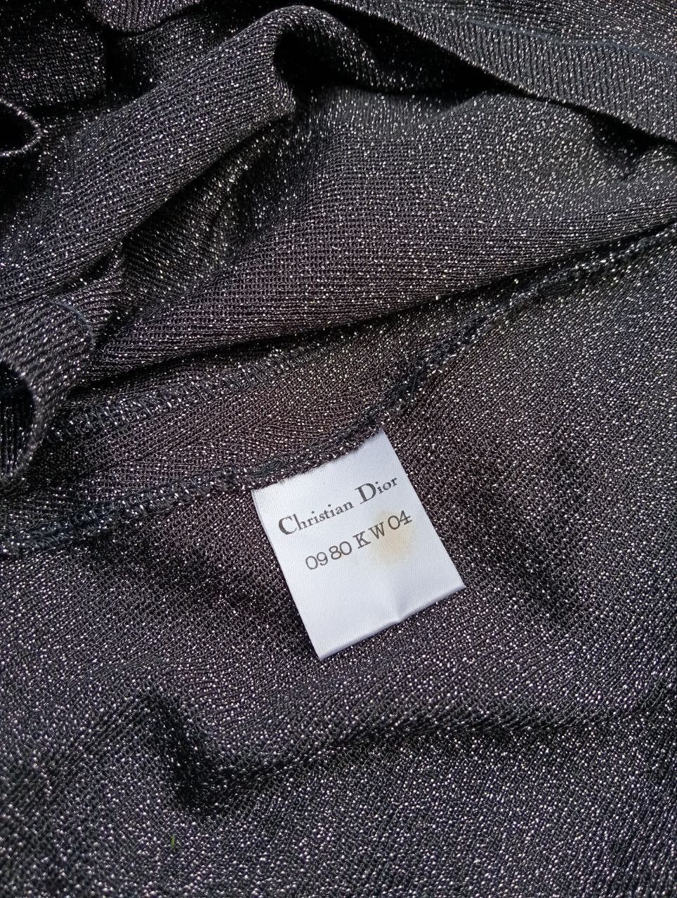 Christian Dior Monsieur Vintage Christian Dior Metallic Oversized Cardigan - Size M Size M / US 6-8 / IT 42-44 - 9 Thumbnail