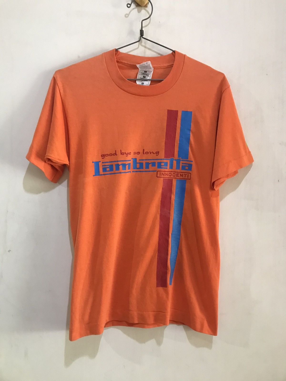 Lambretta × Vintage Vintage 90s Lambretta racing stripe Tee mods Single stitch Size US S / EU 44-46 / 1 - 15 Thumbnail