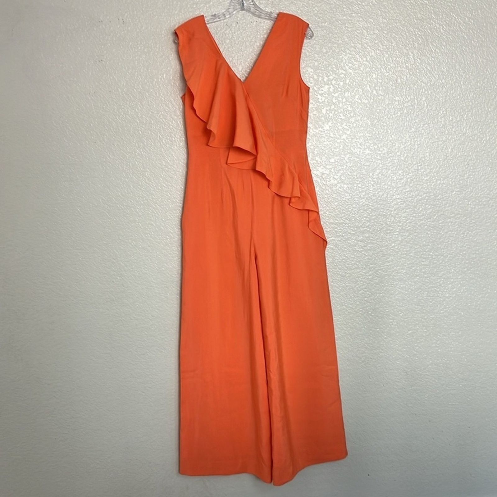 Cos COS Coral Ruffles Jumpsuit Size 8 Size 30" / US 8 / IT 44 - 3 Thumbnail