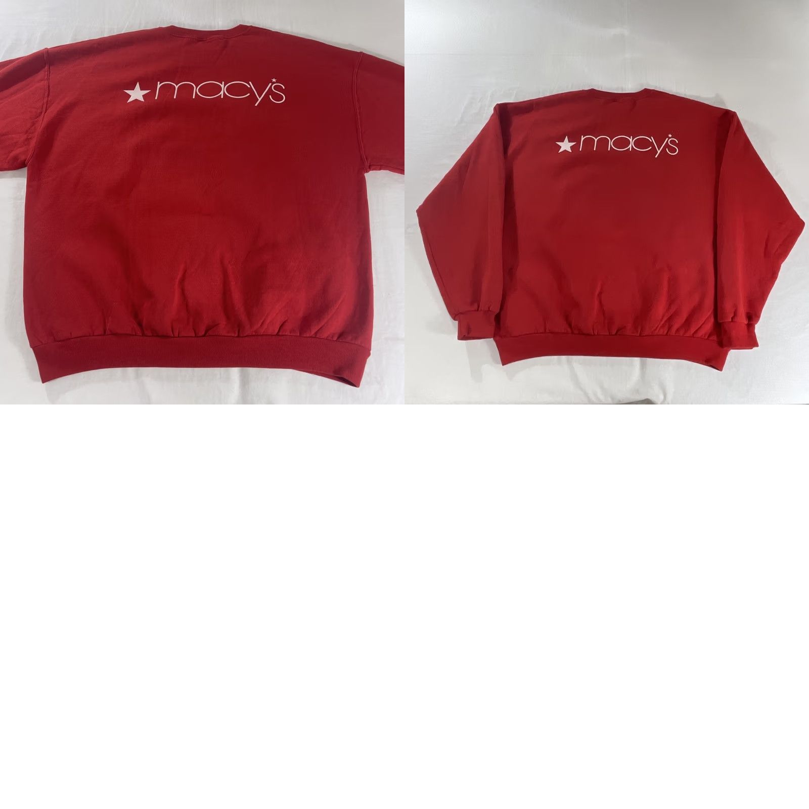 Jerzees VINTAGE Macy's Sweatshirt Jerzees XL Men Crew Neck Red 90s Vintage XL Macy's Sweatshirt Jerzees 90s Theme Mens Size US XL / EU 56 / 4 - 10 Thumbnail