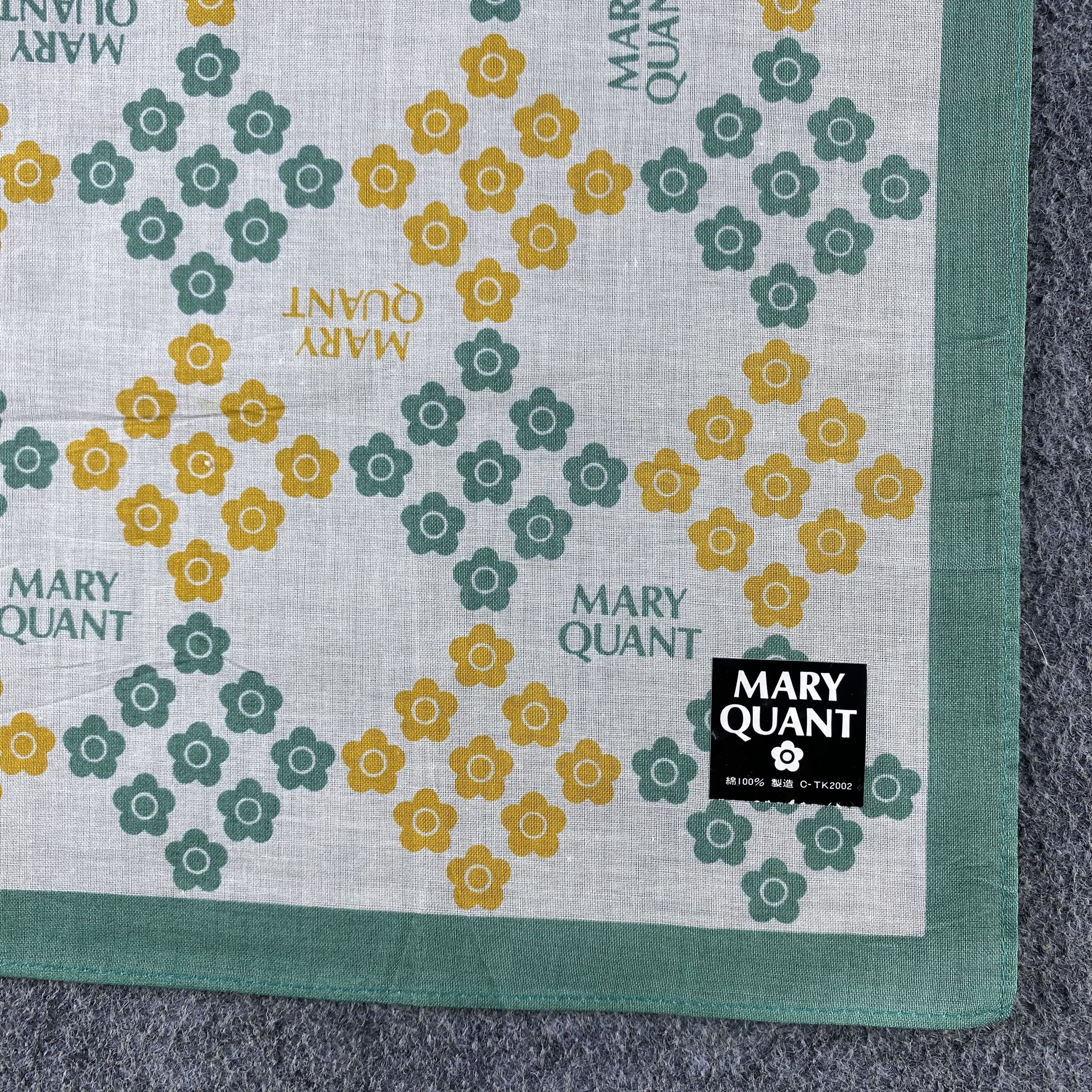 Vintage Mary Quant Handkerchief/Neckerchief/Bandana HC776 Size ONE SIZE - 3 Thumbnail