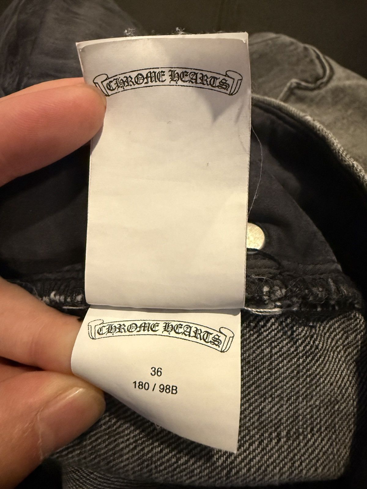 Chrome Hearts Chrome Hearts Black & White Cross Patch Flame Knee Jeans Size US 36 / EU 52 - 4 Thumbnail