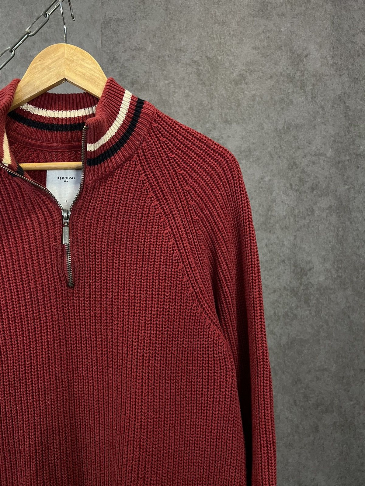 Percival Percival 1/3 zip sweater Size US L / EU 52-54 / 3 - 2 Thumbnail