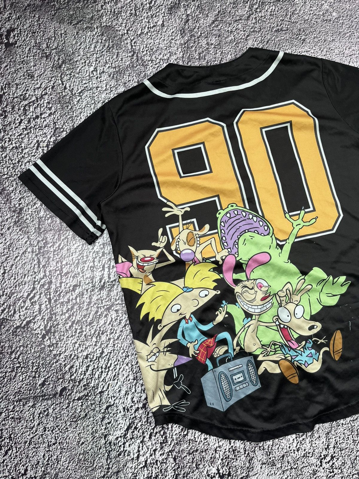 Nickelodeon Vintage Nickelodeon Hey Arnold Baseball Jersey Authentic Tee Size US M / EU 48-50 / 2 - 3 Thumbnail