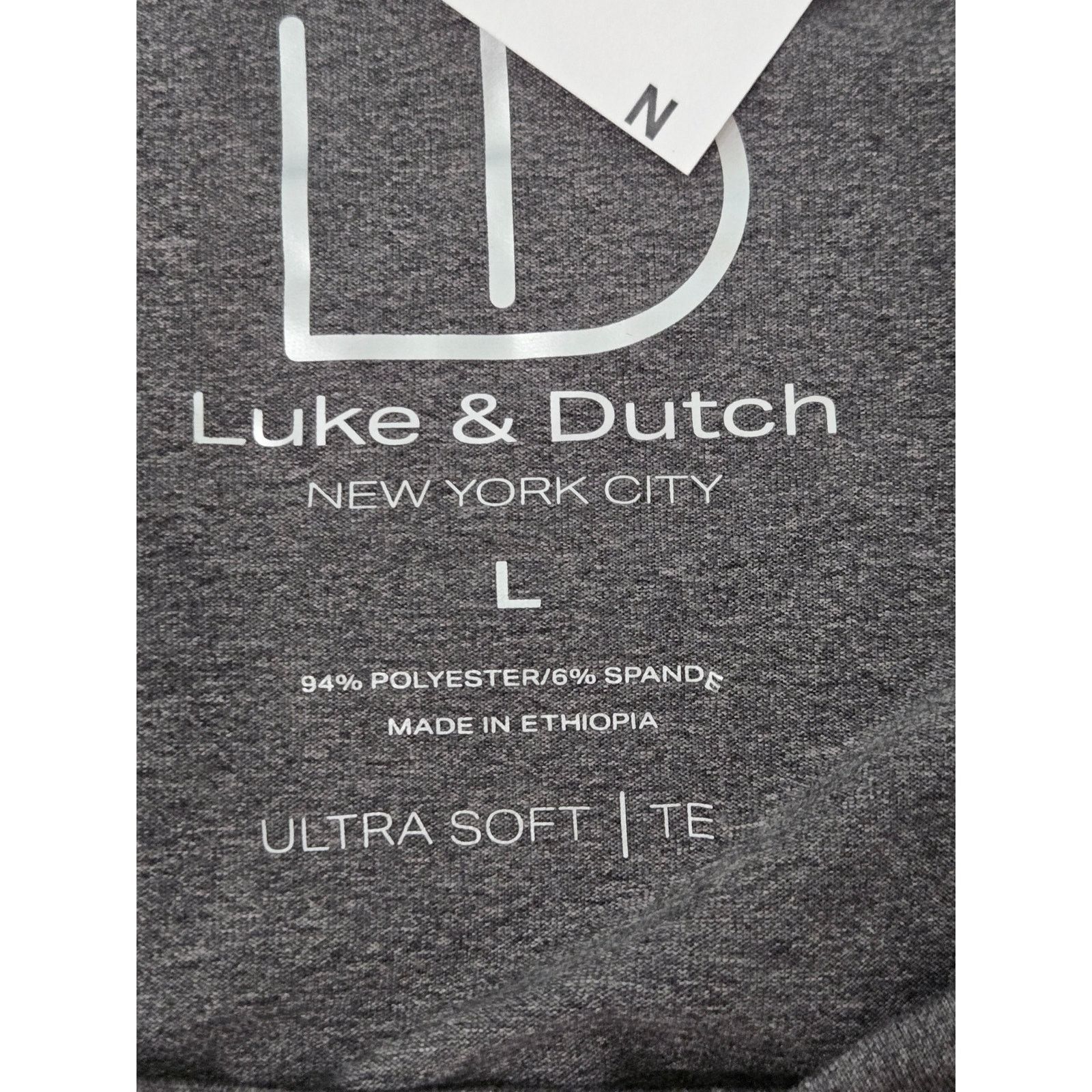 Other Luke & Dutch Gray Long Sleeve Ultra Soft Shirt Large NWTS Size US L / EU 52-54 / 3 - 4 Thumbnail