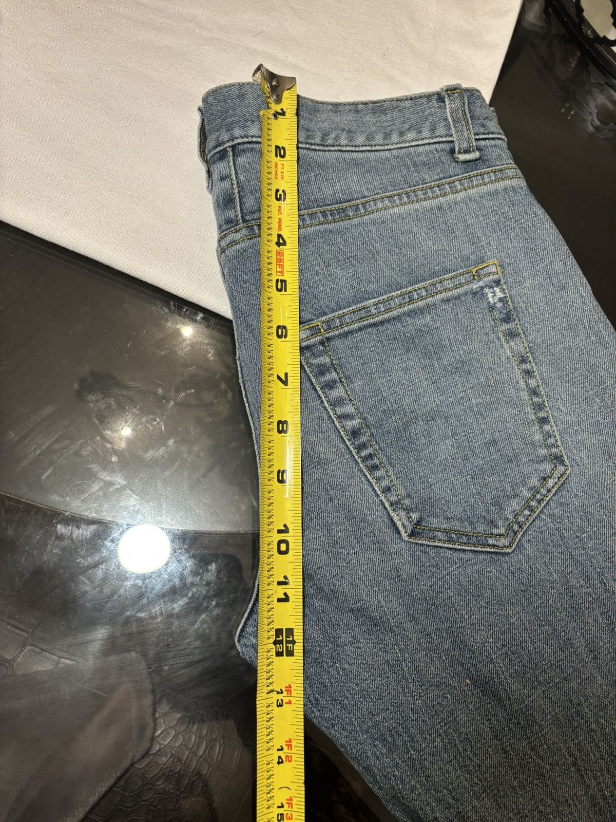 Saint Laurent Paris Title: Saint Laurent Paris 2014 D01 M/SL-LW Destroyed Jeans Size US 28 / EU 44 - 15 Thumbnail