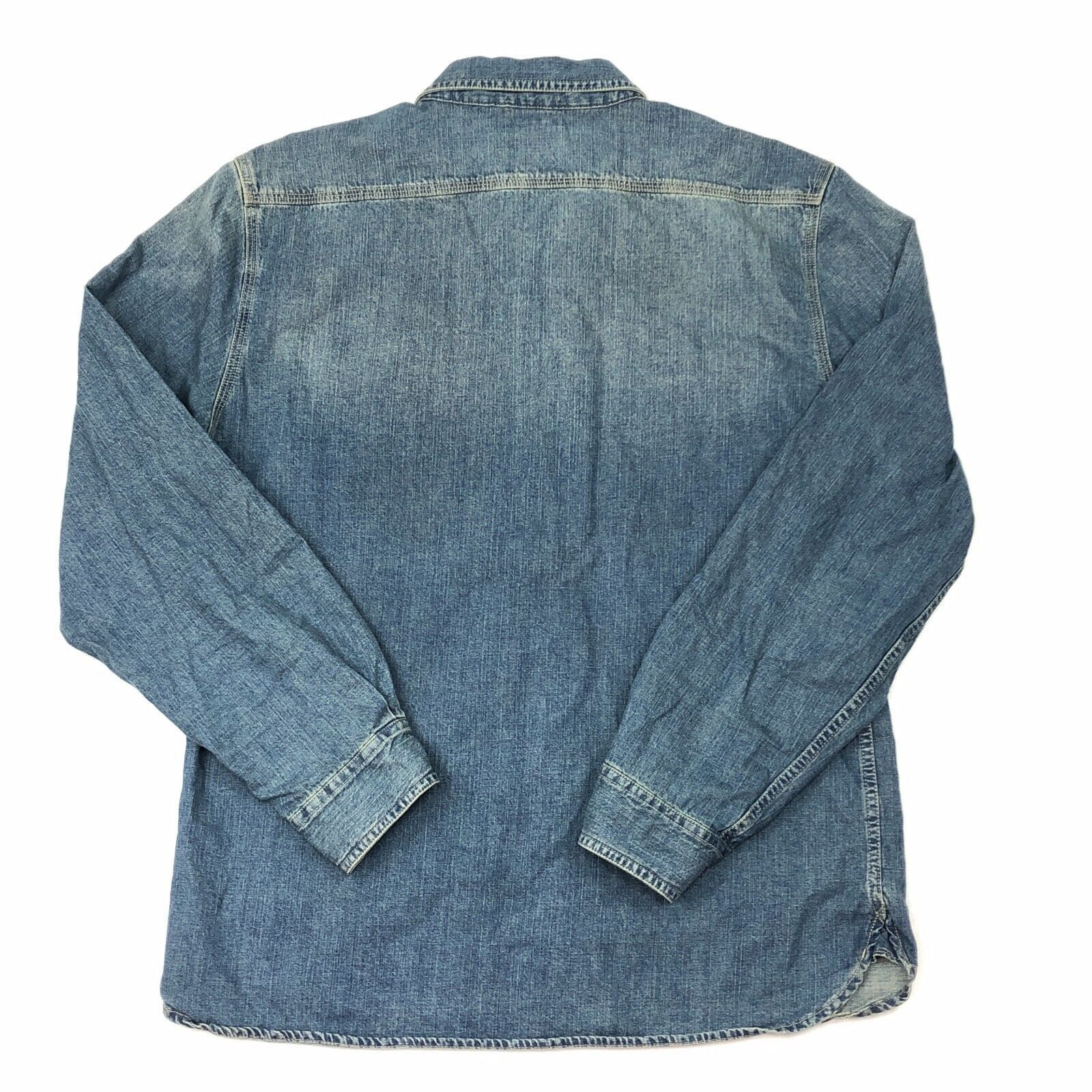 Levi's Levis Button Up Blue Western Long sleeve Button Up Shirt Size US L / EU 52-54 / 3 - 4 Thumbnail