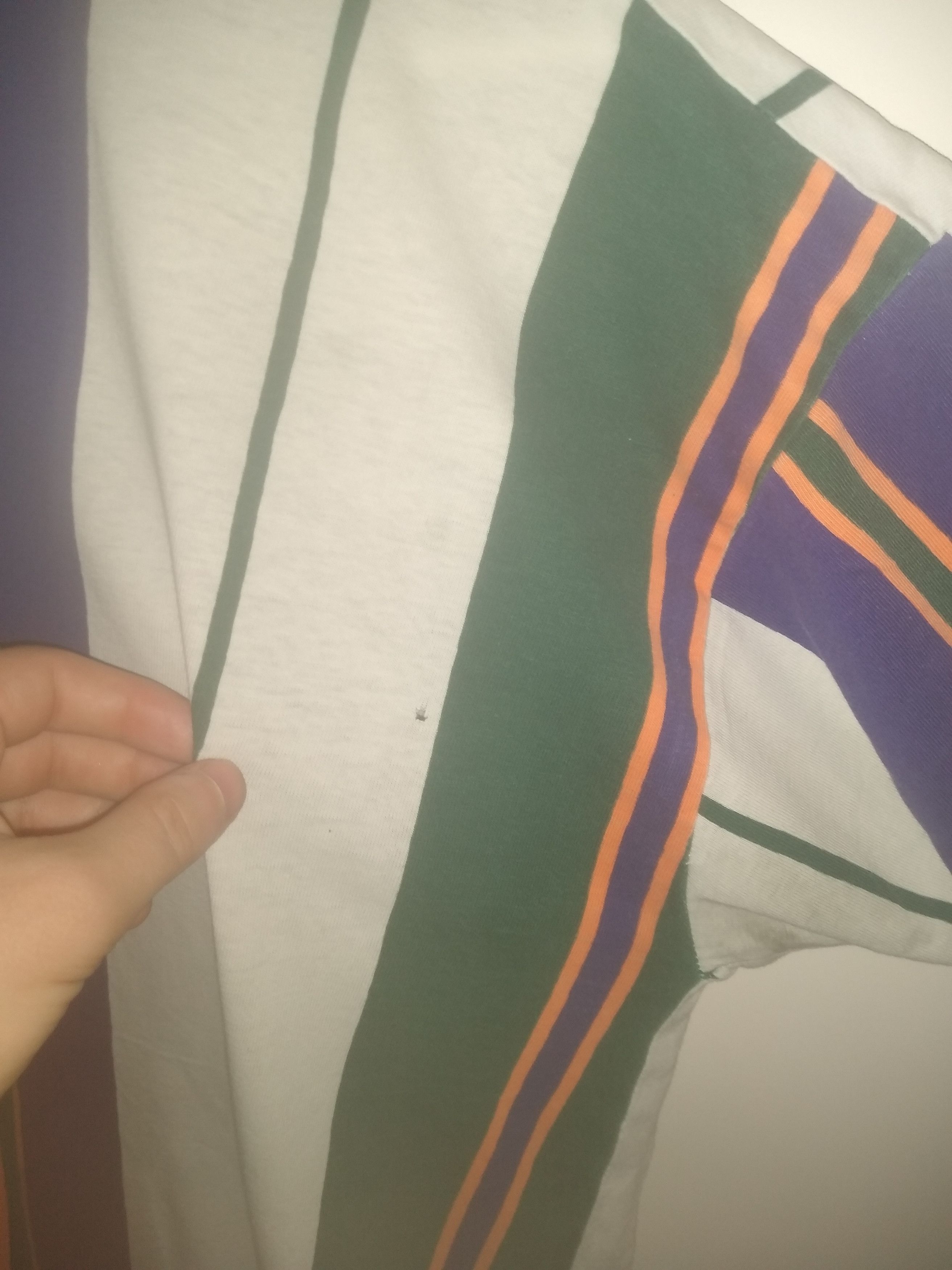 Nike Vintage Nike Air Jordan Stripped 90s Tee Size US XL / EU 56 / 4 - 8 Thumbnail