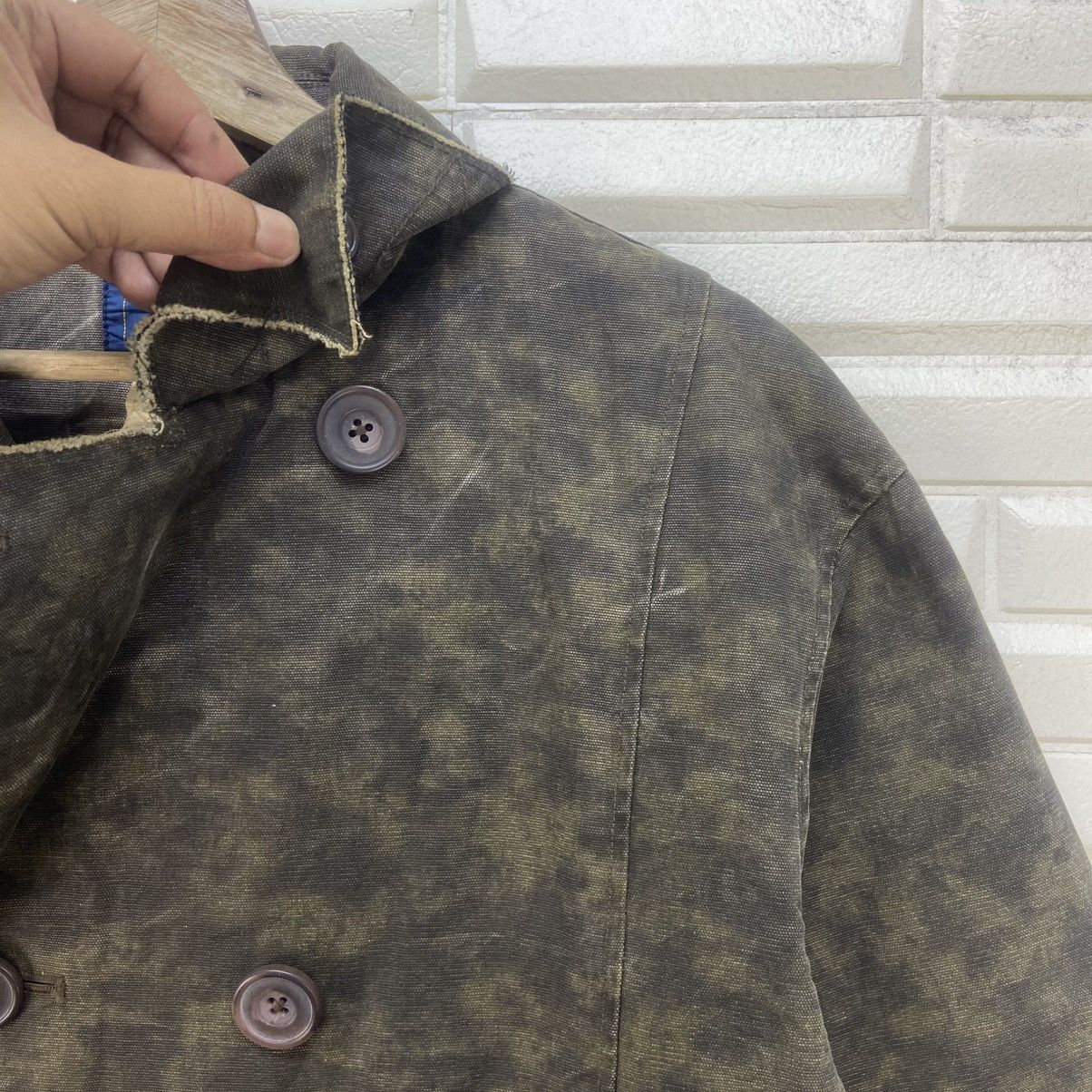 Woolrich Woolen Mills Vtg Woolrich Camouflage Distressed Double Breasted Jacket Size US M / EU 48-50 / 2 - 10 Thumbnail