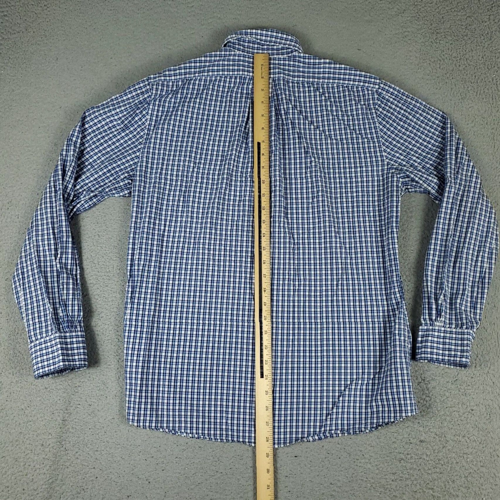 Brooks Brothers Brooks Brothers Button-Up Shirt Mens Medium Blue Check Long Sleeve Casual Classic Preppy Size US M / EU 48-50 / 2 - 3 Thumbnail