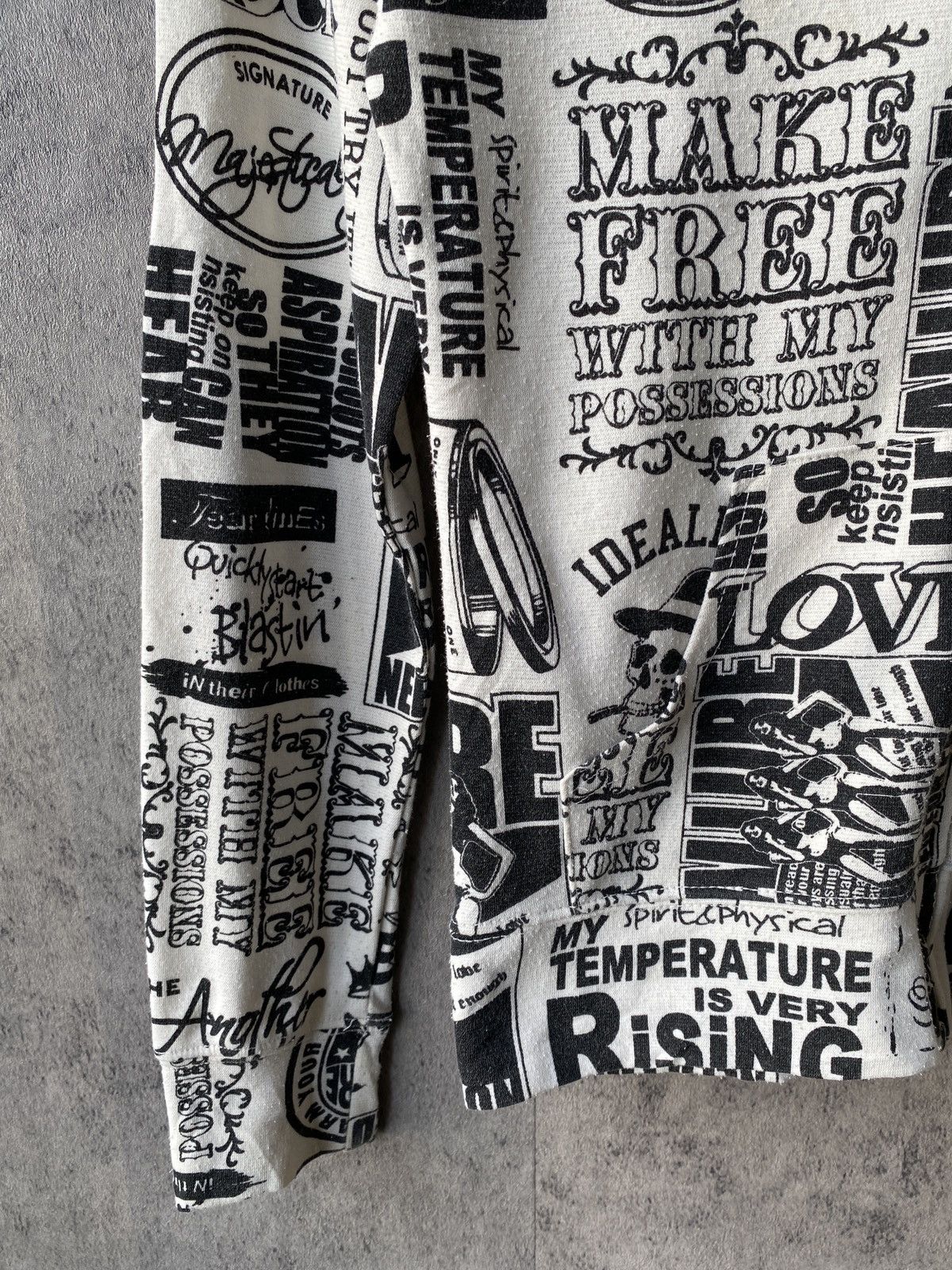 Hysteric Glamour Japanese Brand Fullprint Design Hoodie Size US S / EU 44-46 / 1 - 5 Thumbnail