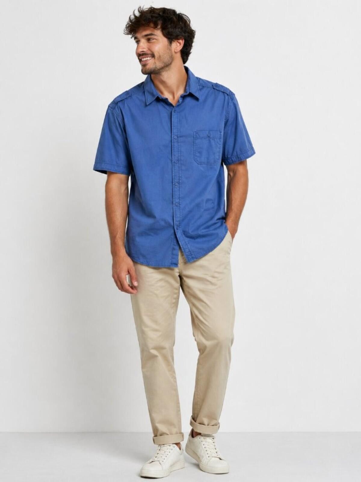Other i jeans by Buffalo Denim Blue Button Up Top NWT Size US L / EU 52-54 / 3 - 1 Thumbnail