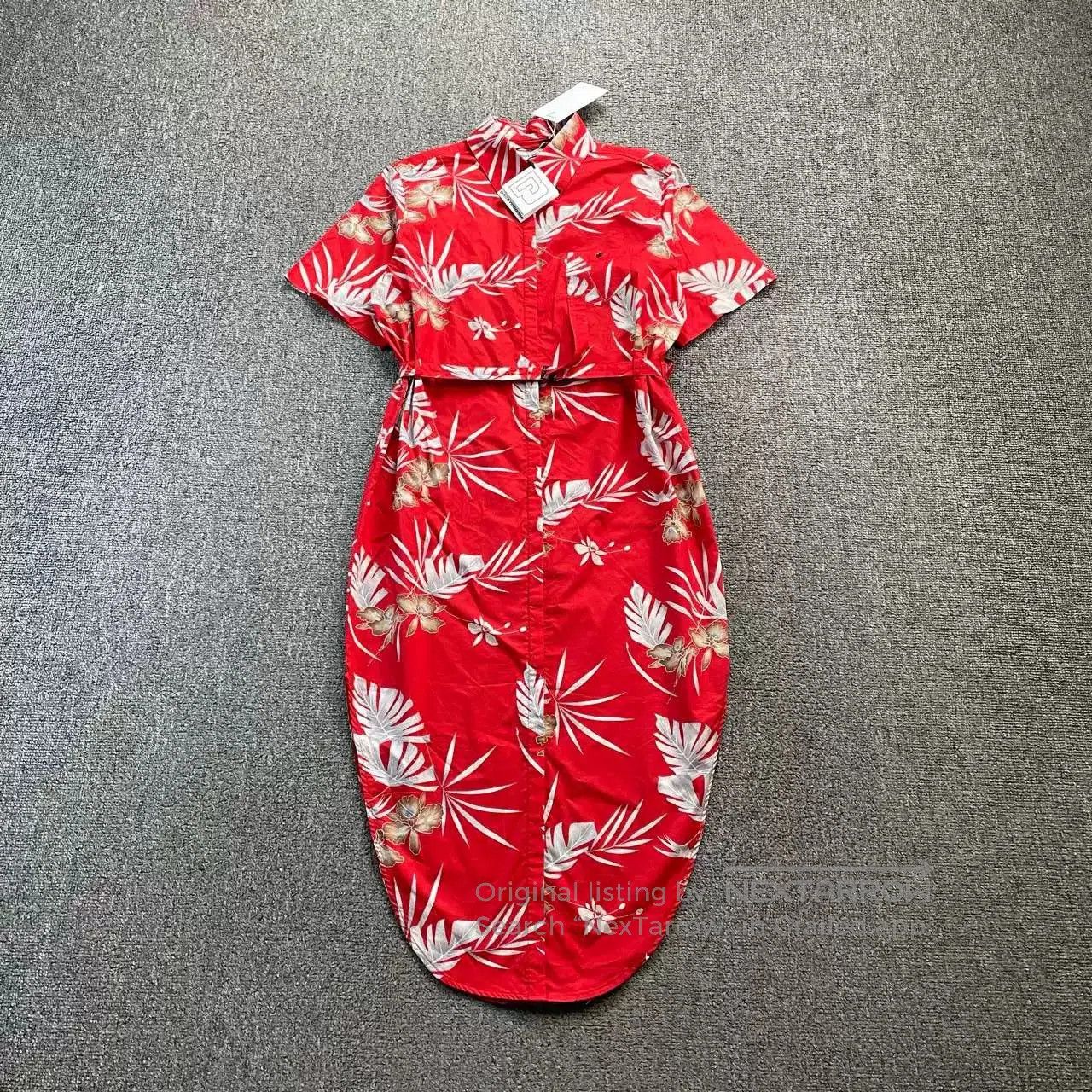Paco Rabanne Paco Rabanne Floral Long Shirt. Size S / US 4 / IT 40 - 1 Thumbnail